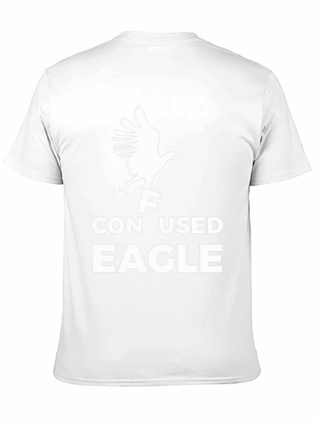 Confused Eagle Graphic T-Shirt - Black