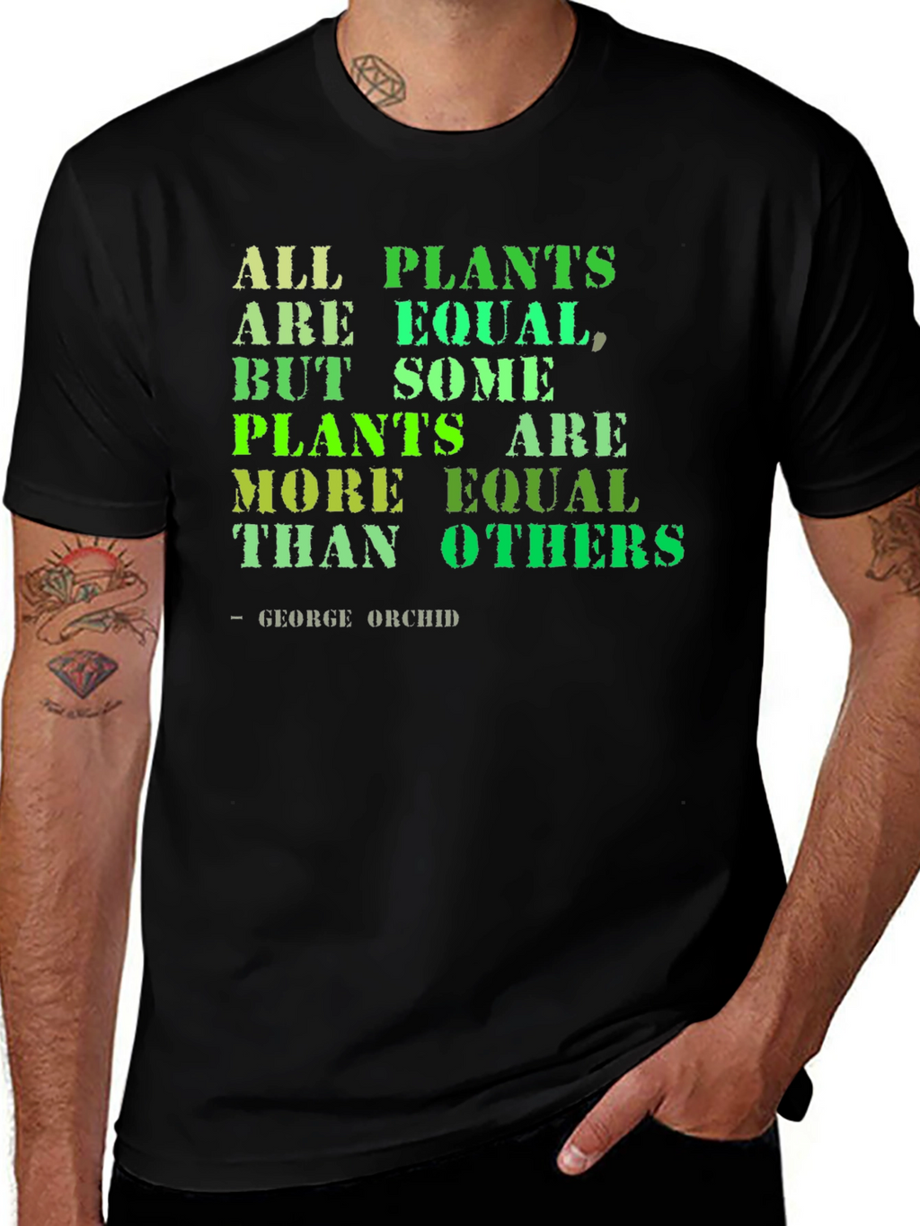 All Plants are Equal T-Shirt - Funny Gardening Tee