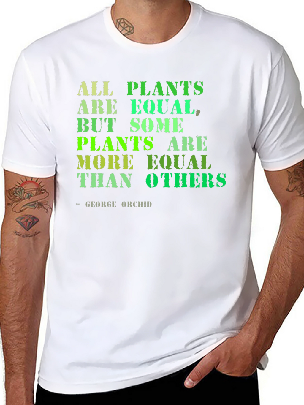 All Plants are Equal T-Shirt - Funny Gardening Tee
