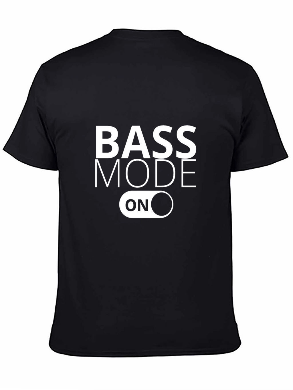 Bass Mode ON Graphic Tee - Black