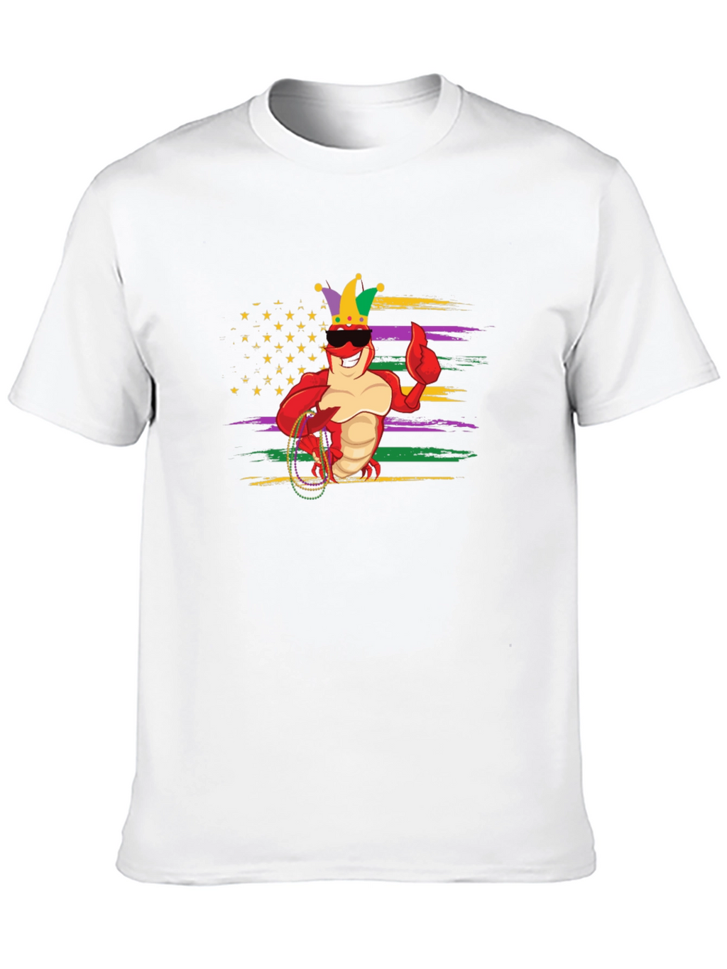 Mardi Gras Lobster Graphic Tee