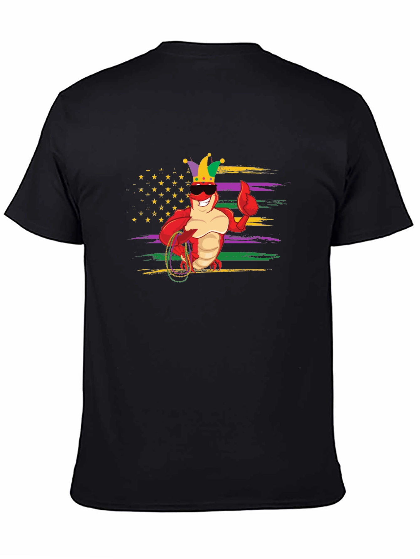 Mardi Gras Lobster Graphic Tee