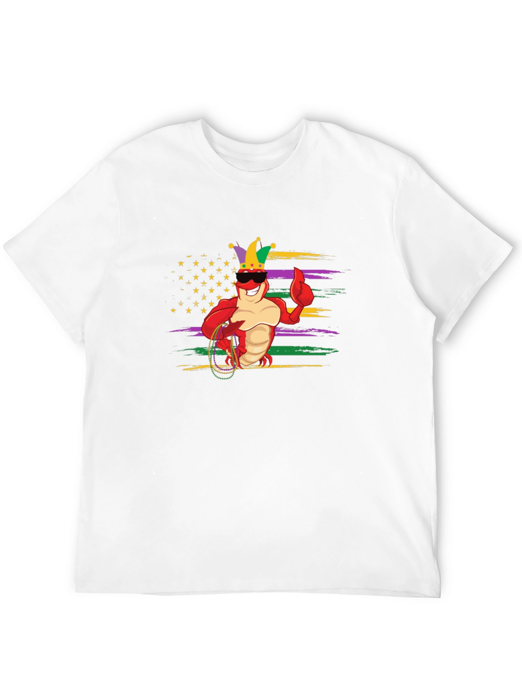 Mardi Gras Lobster Graphic Tee