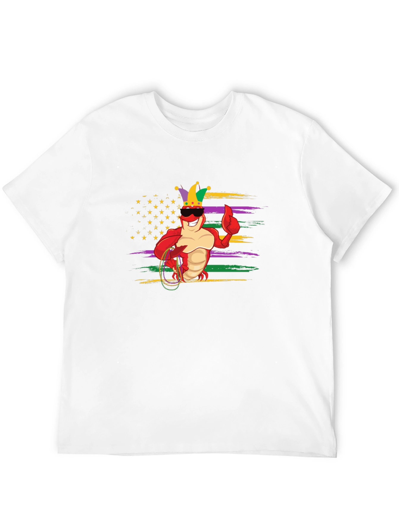 Mardi Gras Lobster Graphic Tee