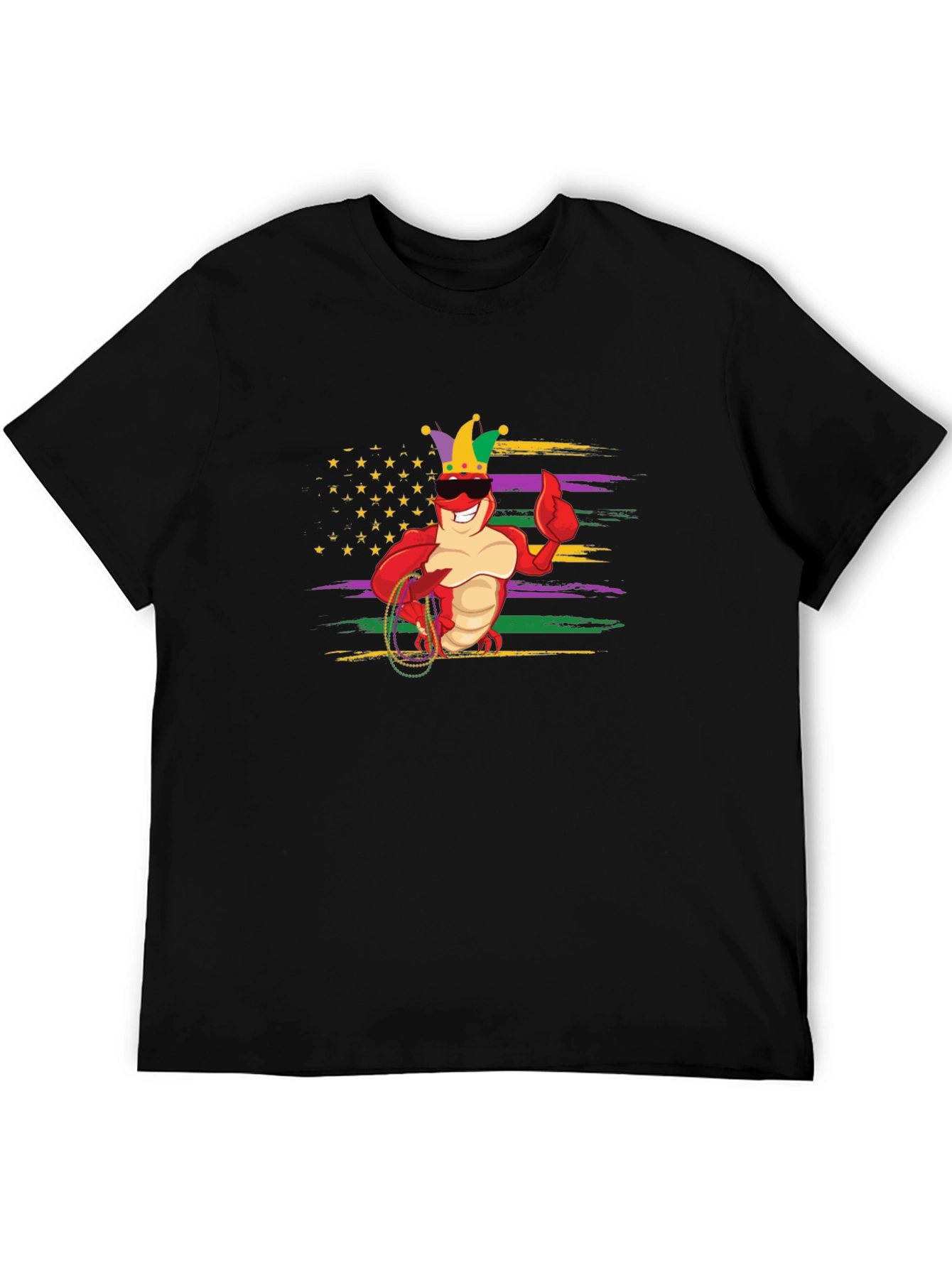 Mardi Gras Lobster Graphic Tee