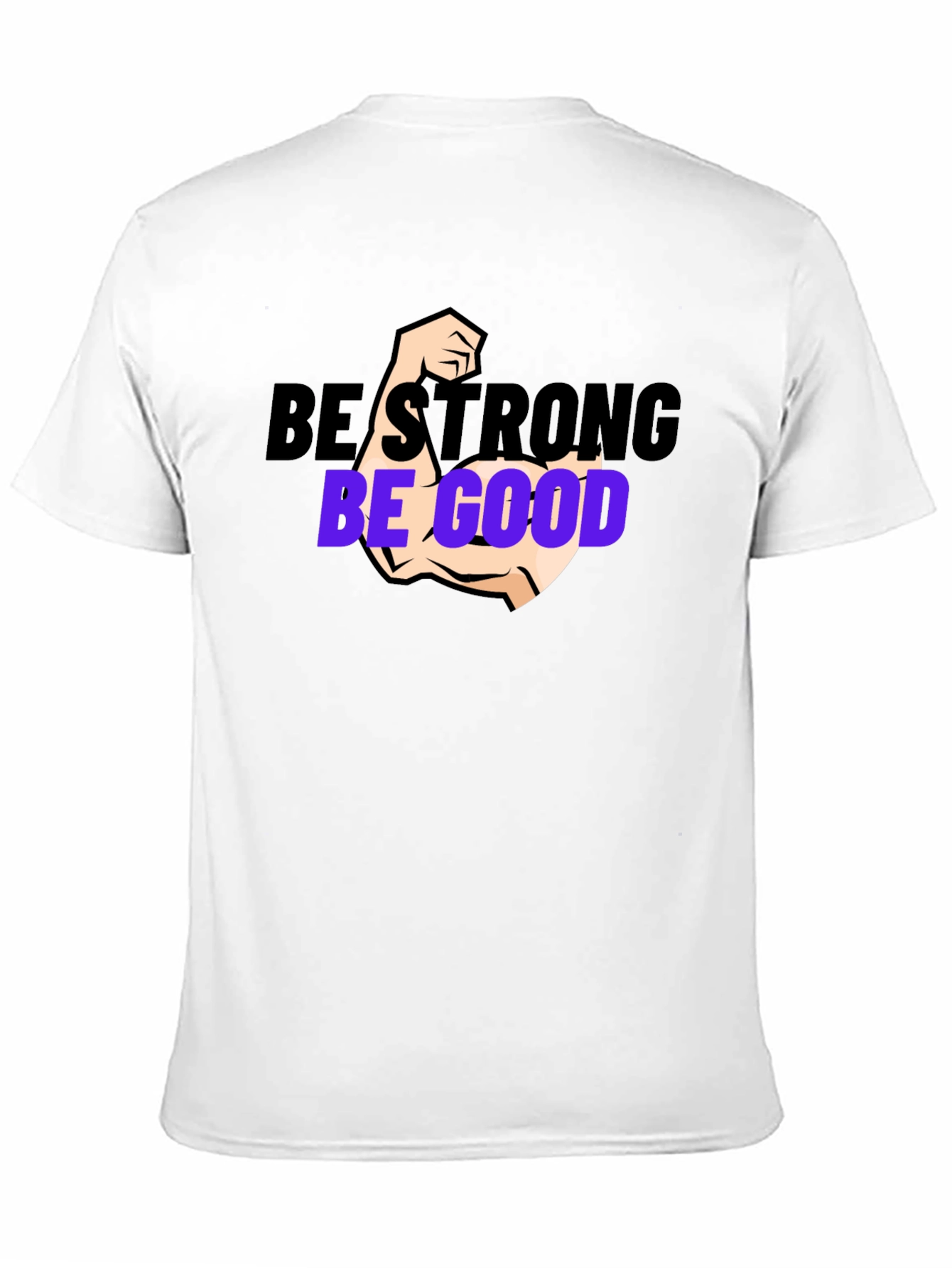 Be Strong Be Good Black Graphic Tee