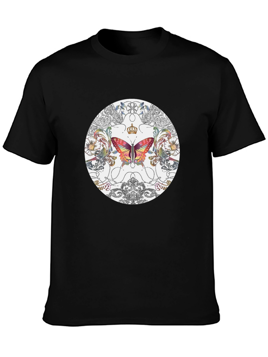 Butterfly Graphic Tee - Crowned Wings