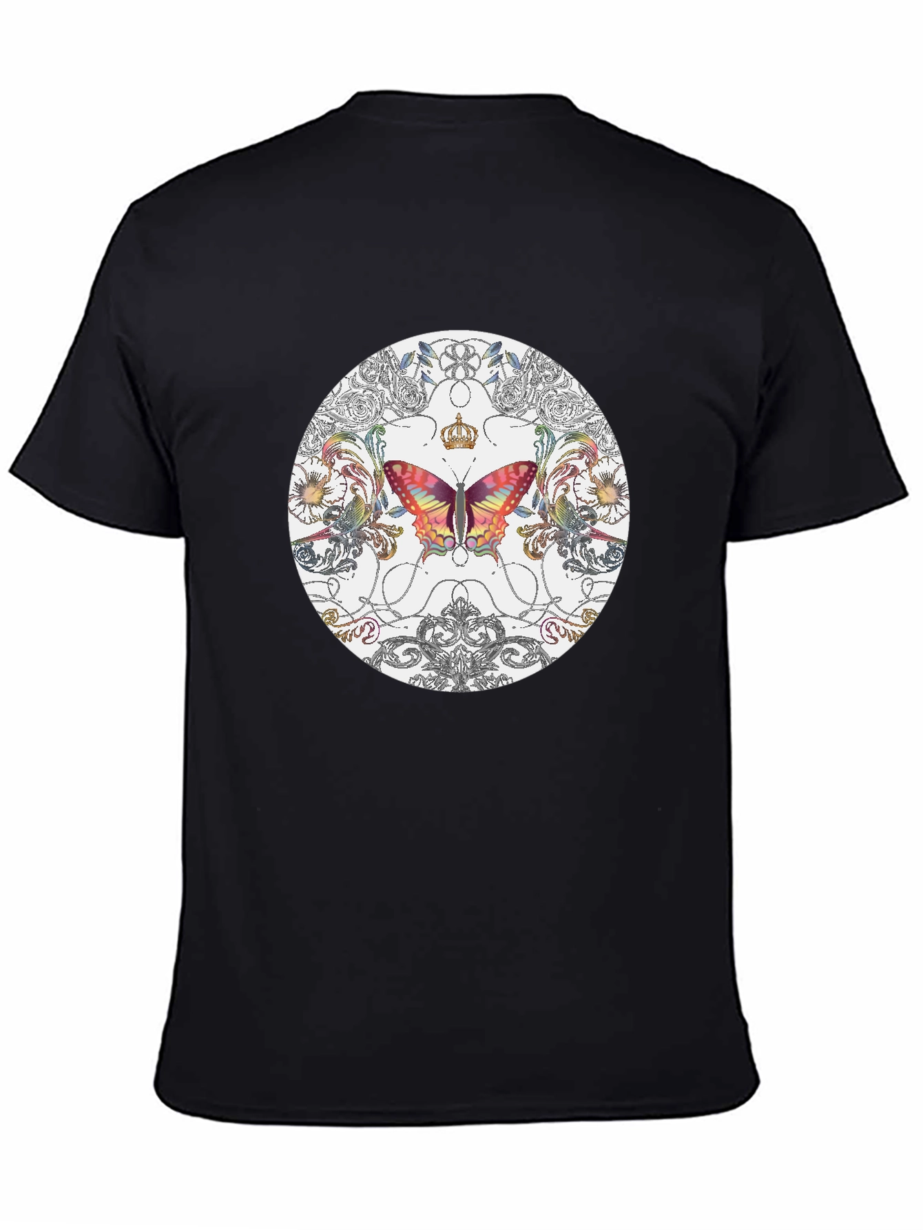 Butterfly Graphic Tee - Crowned Wings