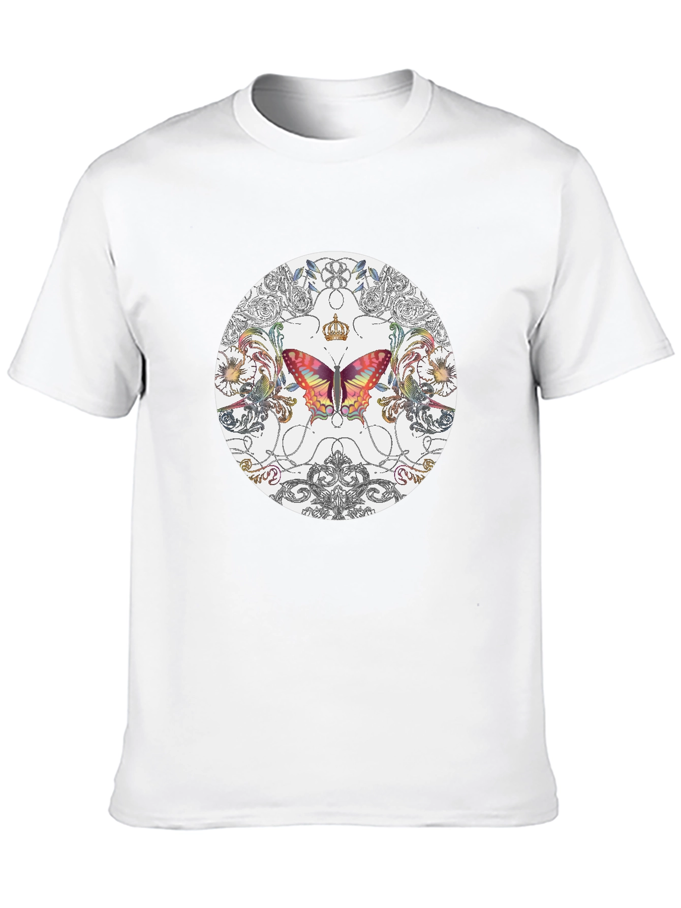 Butterfly Graphic Tee - Crowned Wings