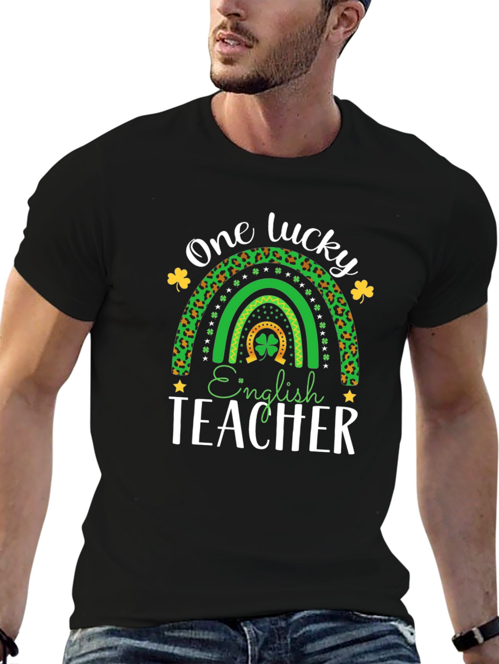 Lucky English Teacher St. Patricks Day T-Shirt