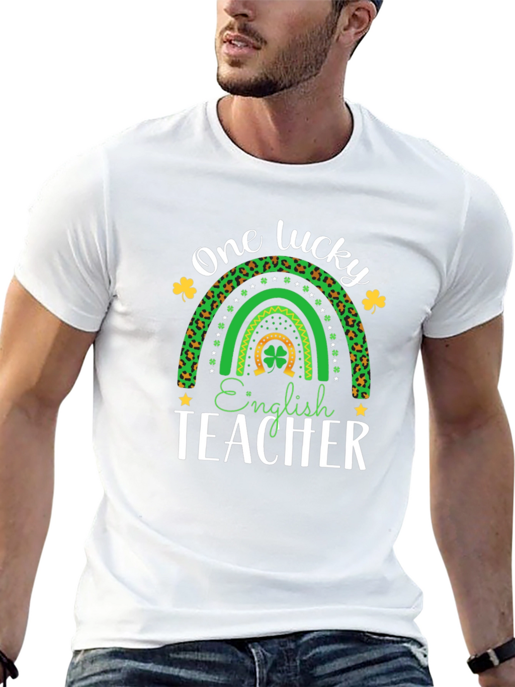 Lucky English Teacher St. Patricks Day T-Shirt