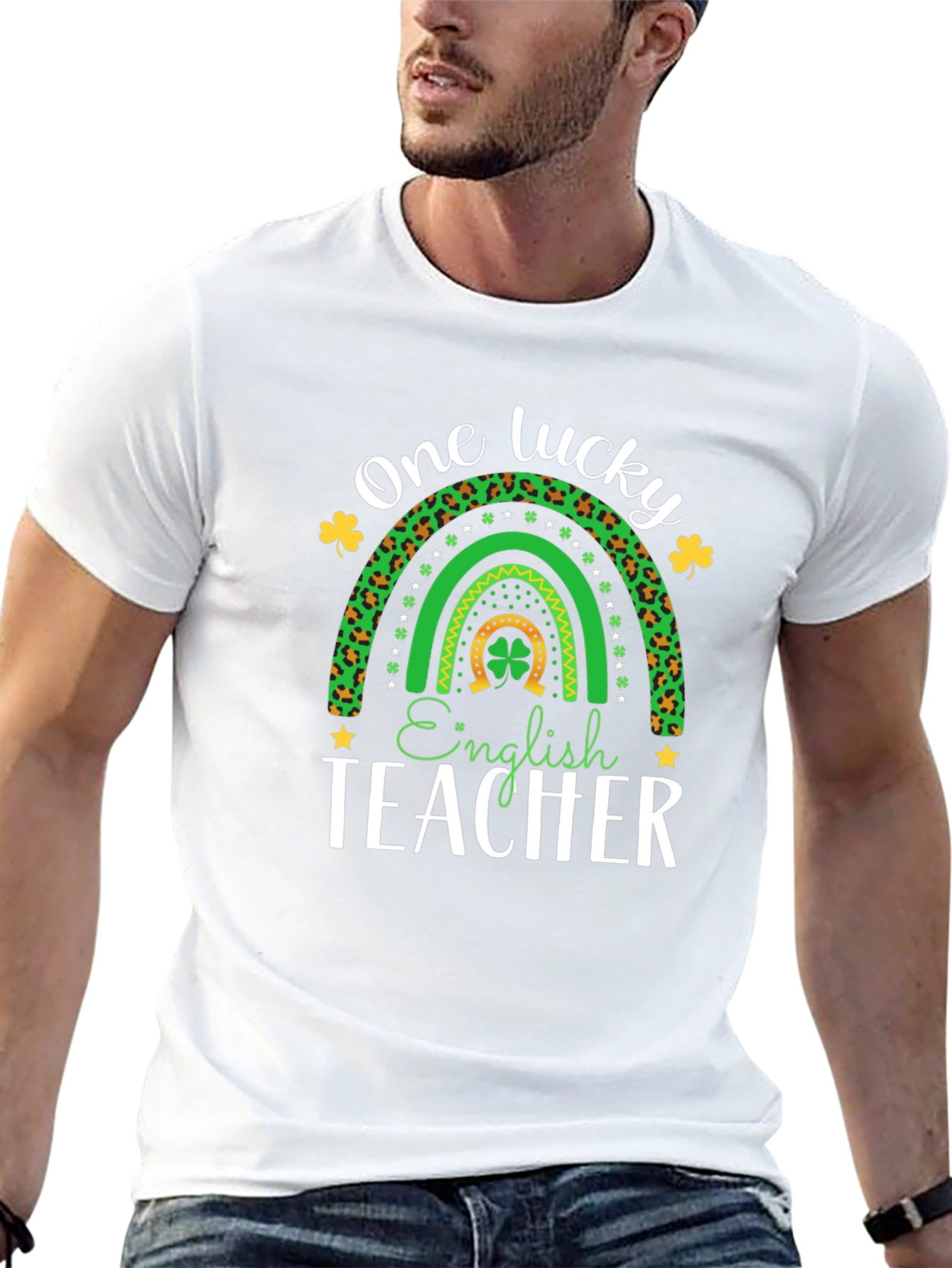 Lucky English Teacher St. Patricks Day T-Shirt