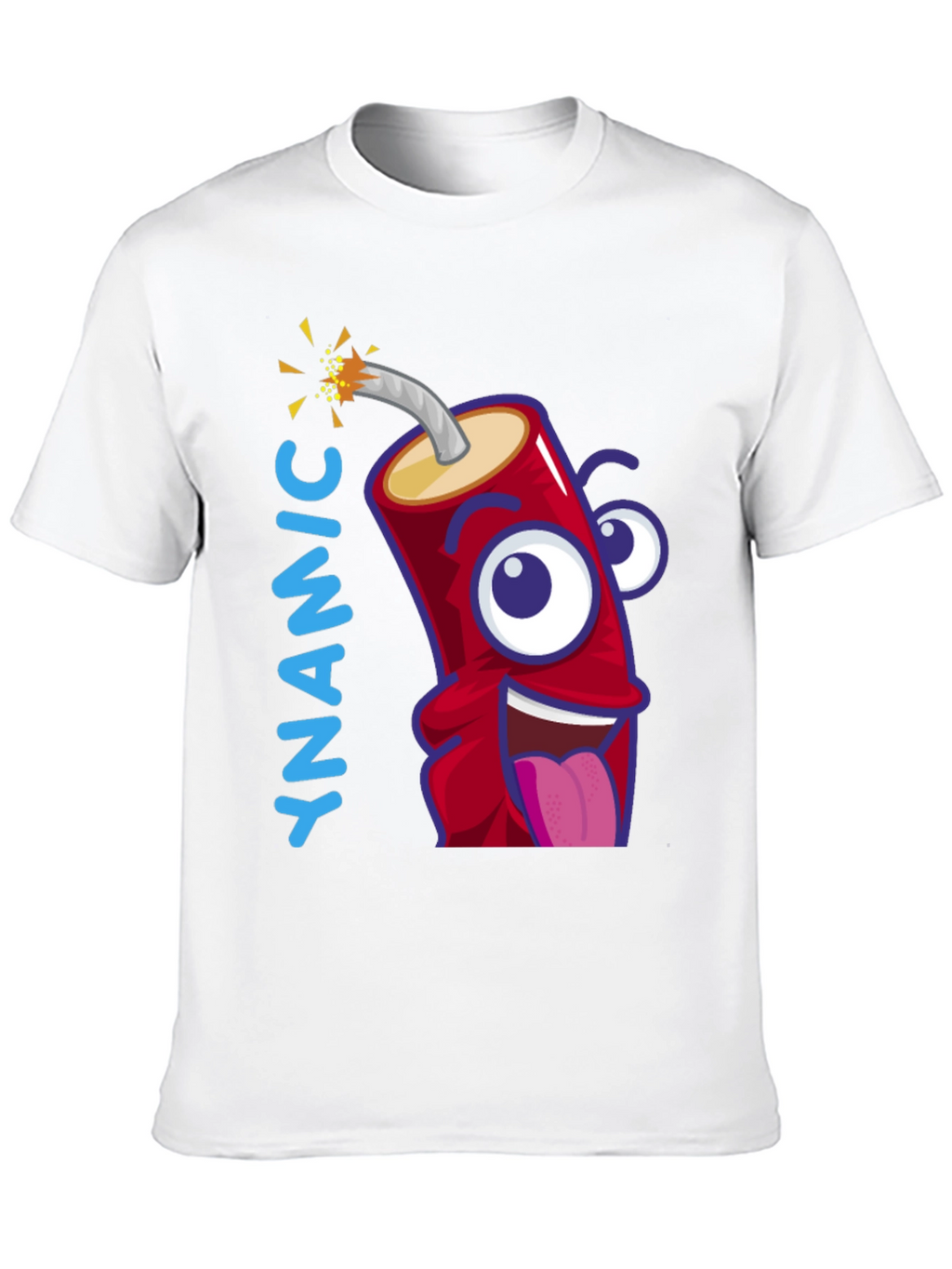 Dynamic Cartoon Dynamite Graphic T-Shirt