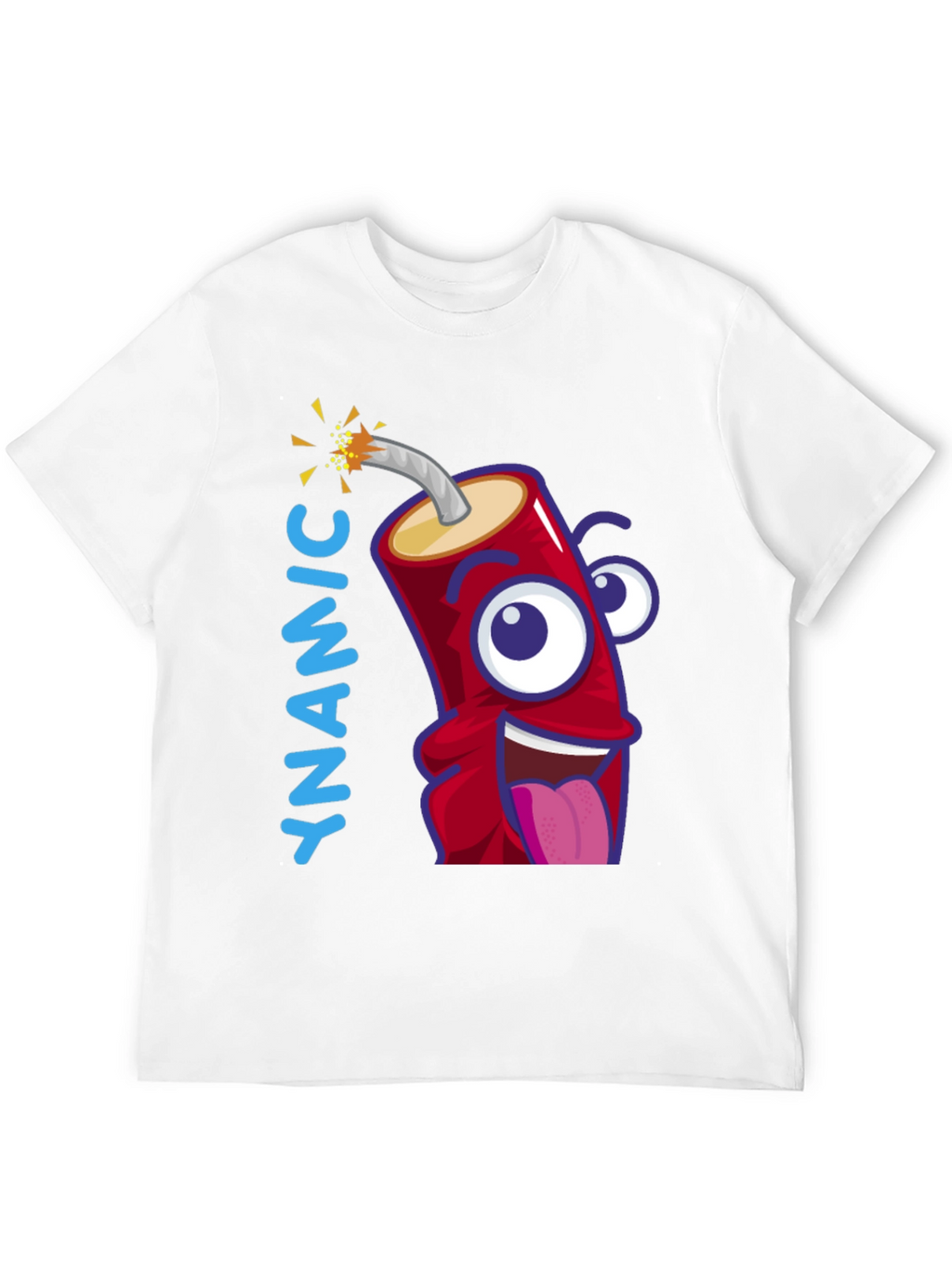 Dynamic Cartoon Dynamite Graphic T-Shirt