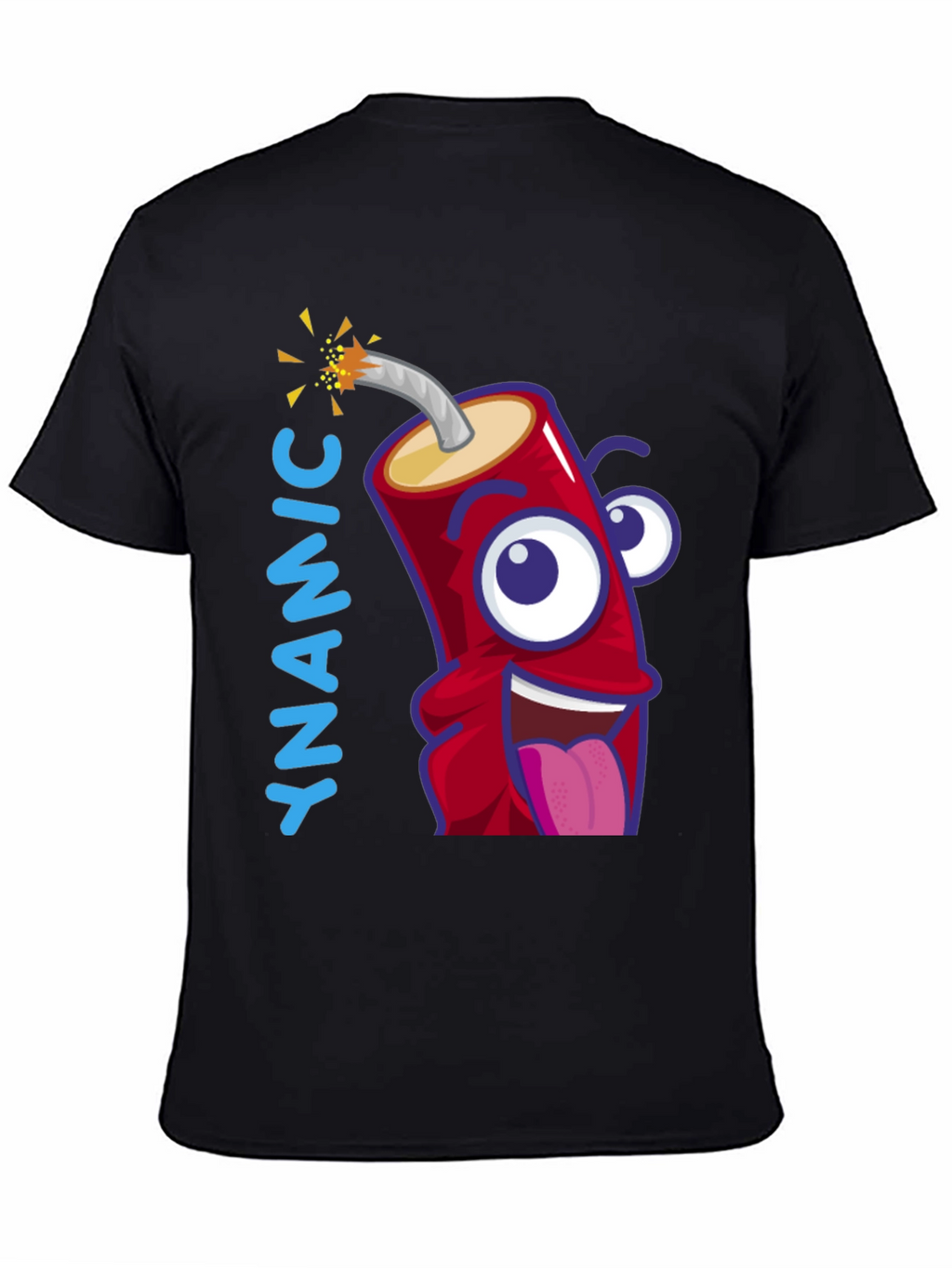 Dynamic Cartoon Dynamite Graphic T-Shirt