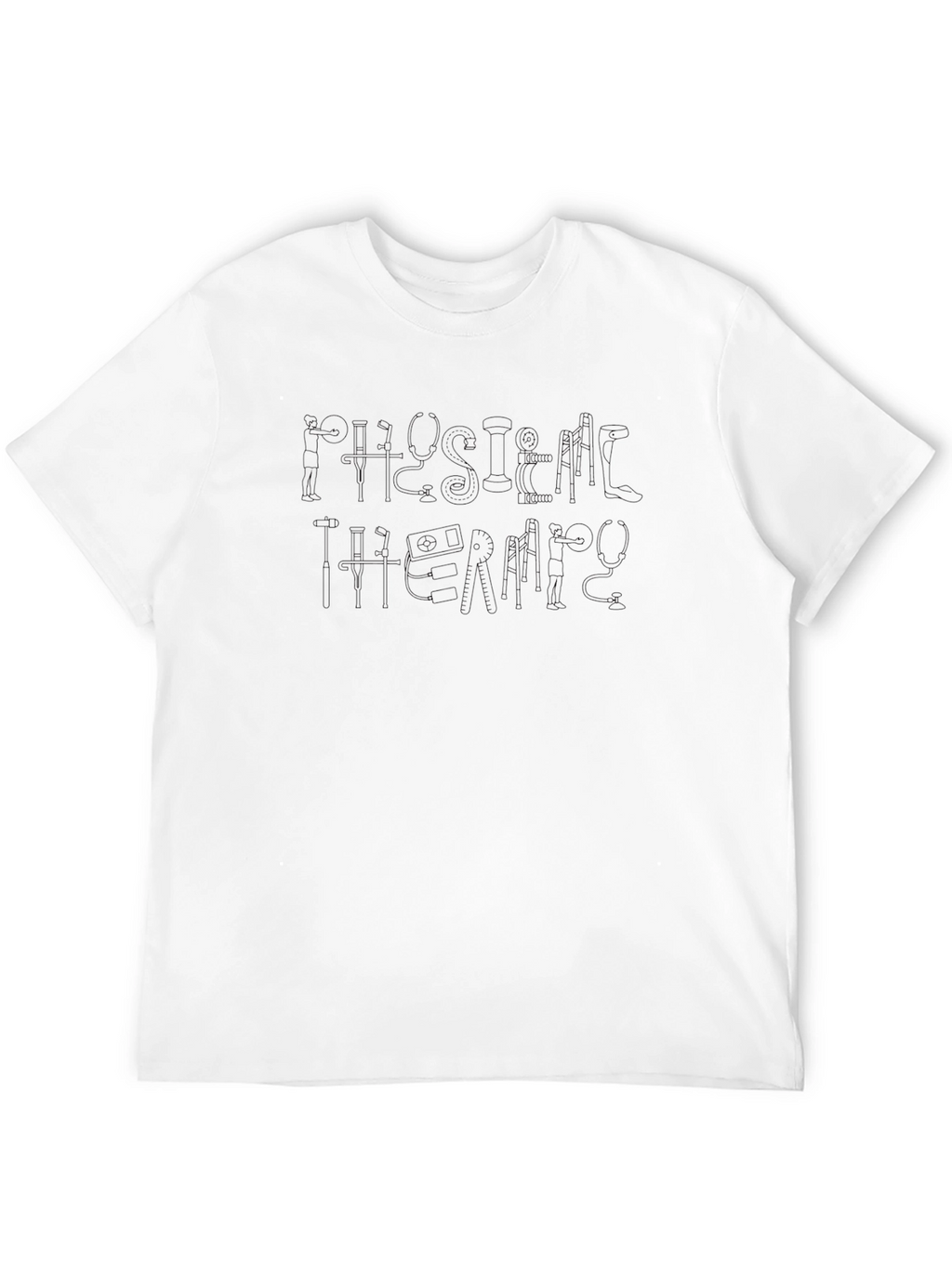 Physical Therapy Novelty Graphic T-Shirt