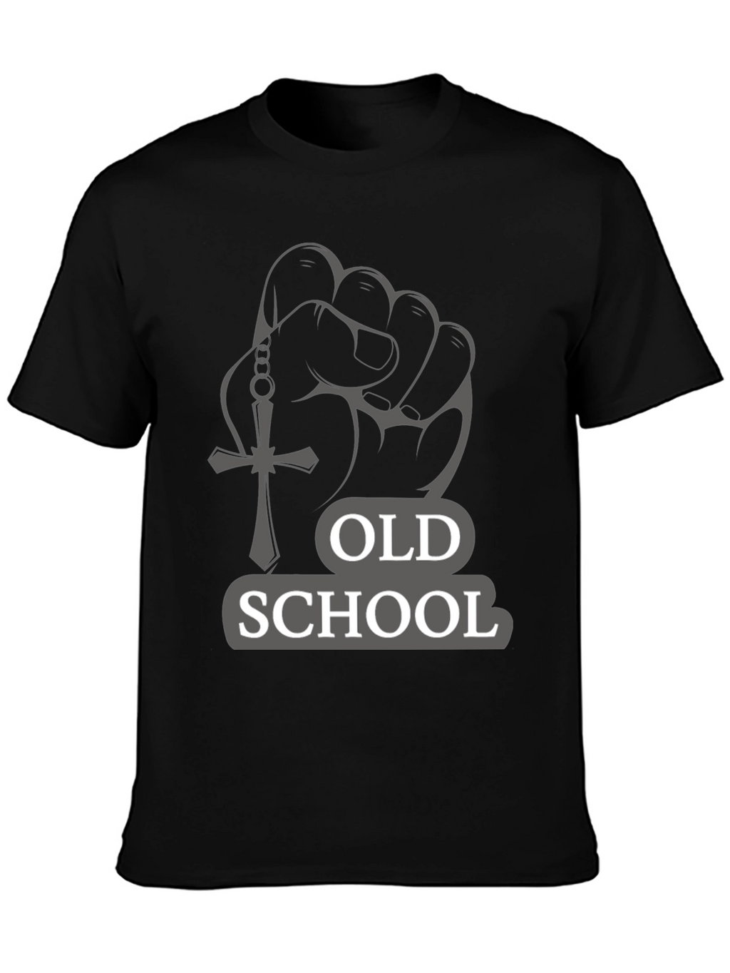 Old School Graphic T-Shirt - Black