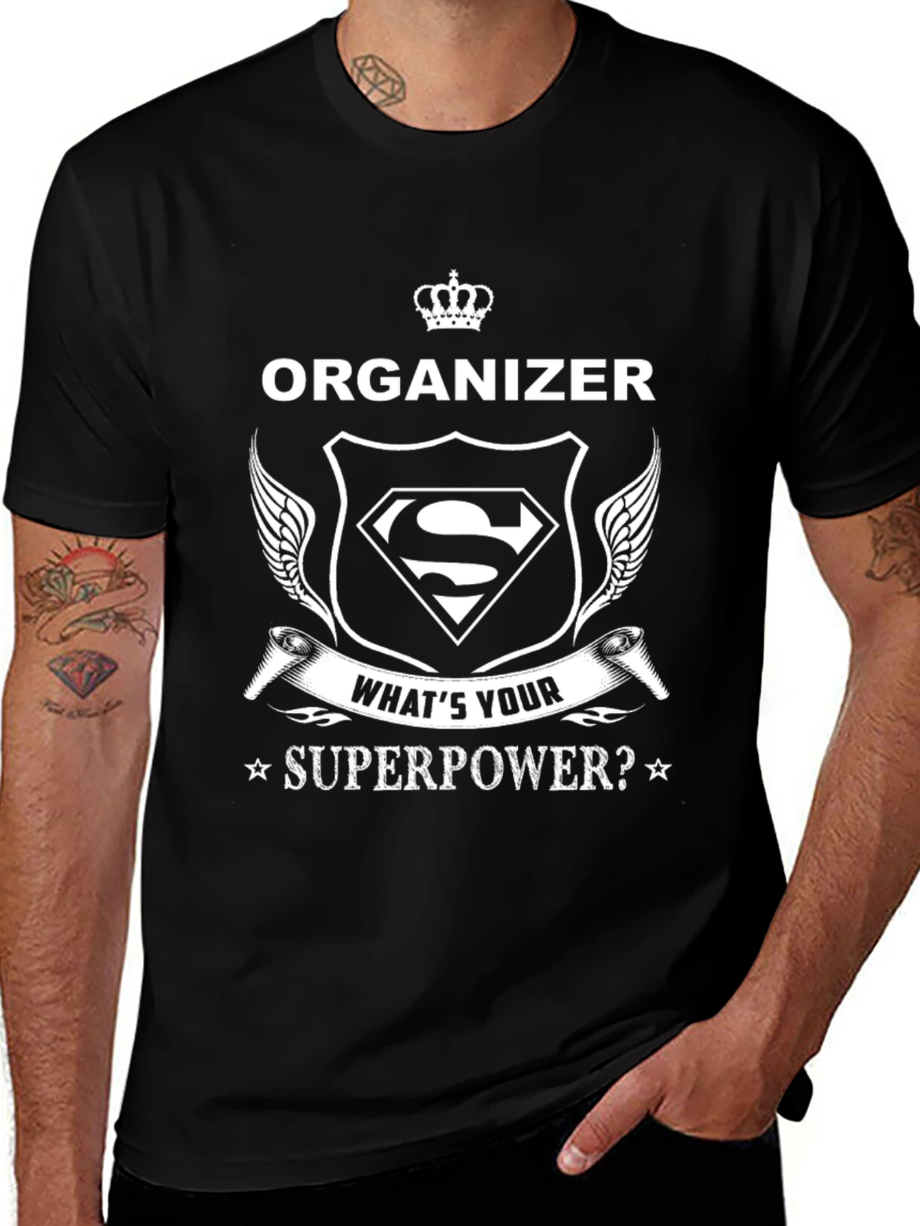 Organizer Superpower T-Shirt - Funny Graphic Tee