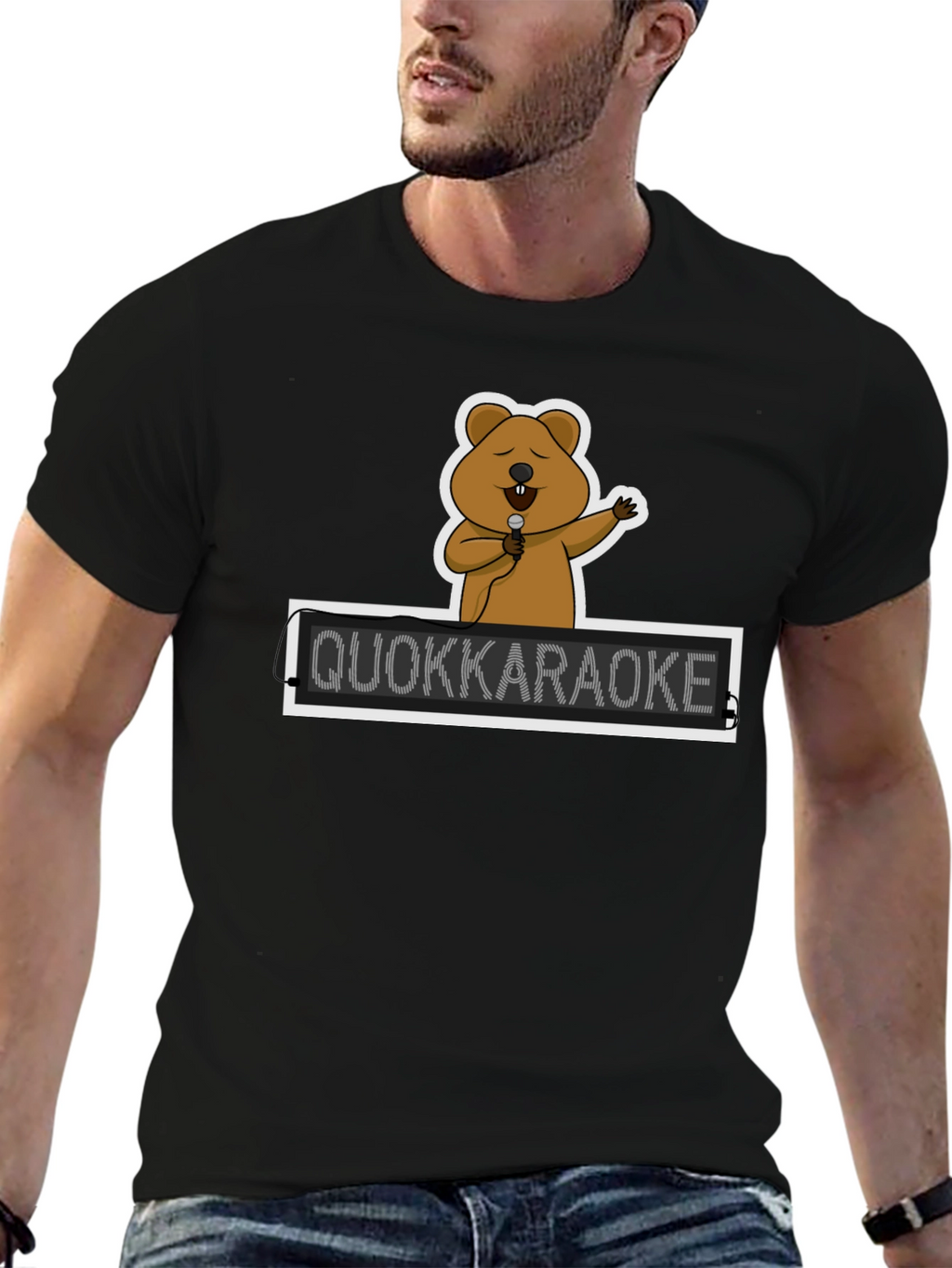 Quokka Karaoke Graphic T-Shirt