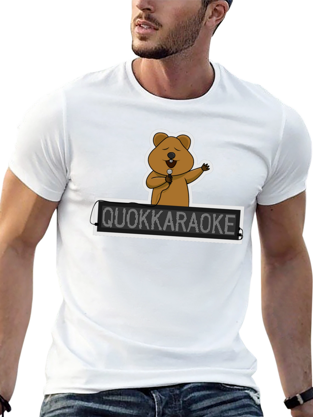 Quokka Karaoke Graphic T-Shirt