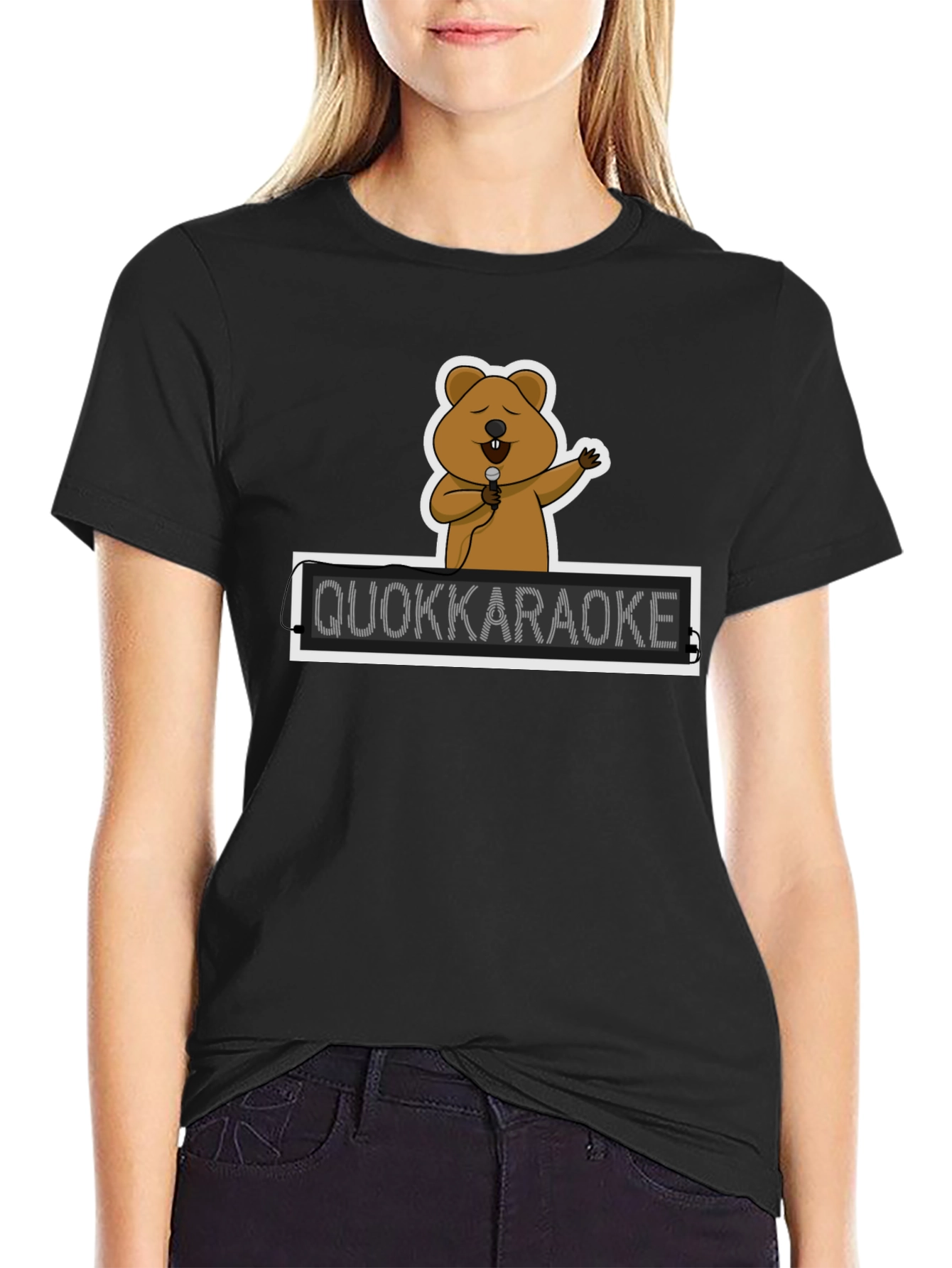 Quokka Karaoke Graphic T-Shirt