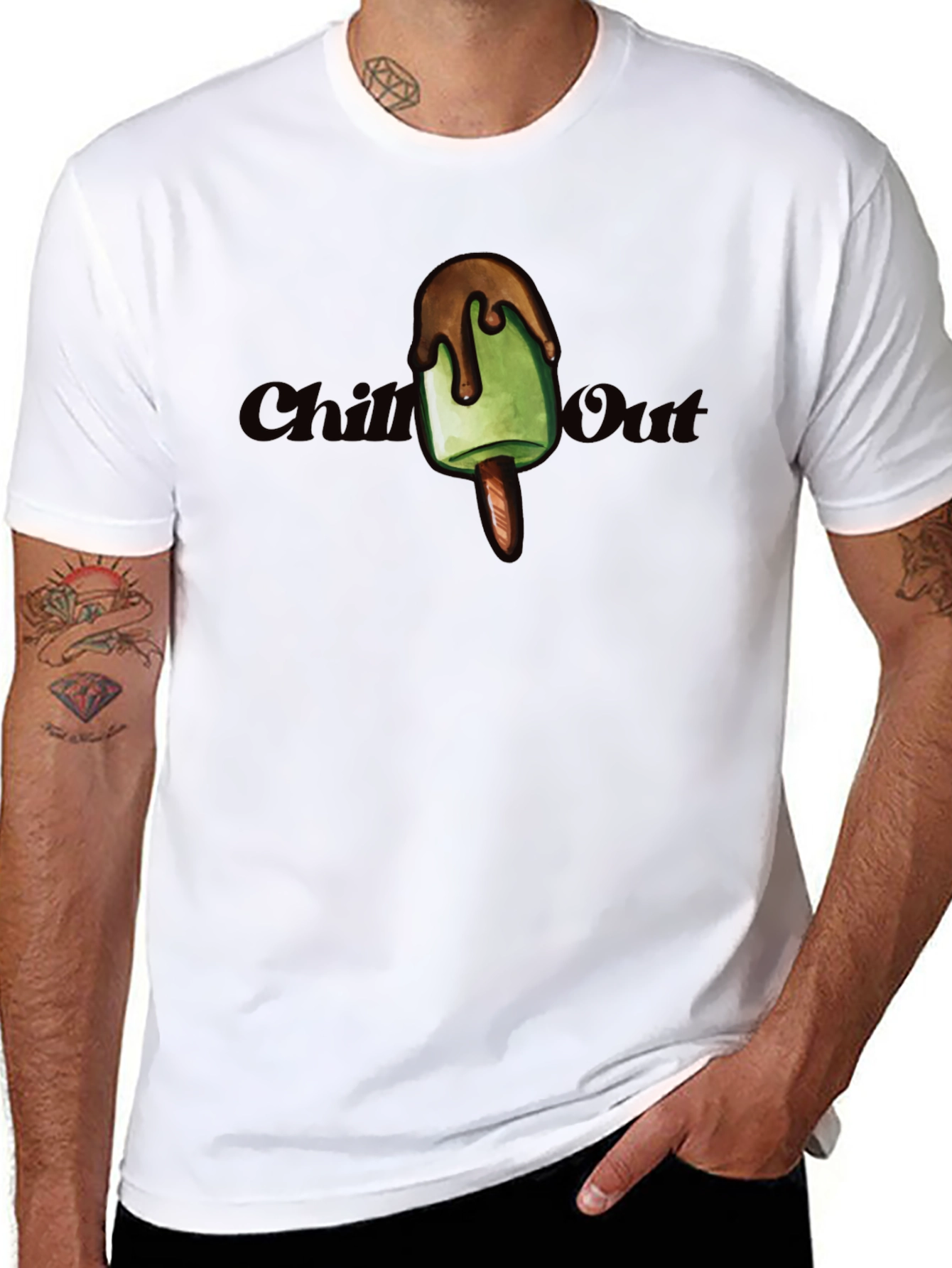 Chill Out Ice Cream T-Shirt - Cool Summer Style