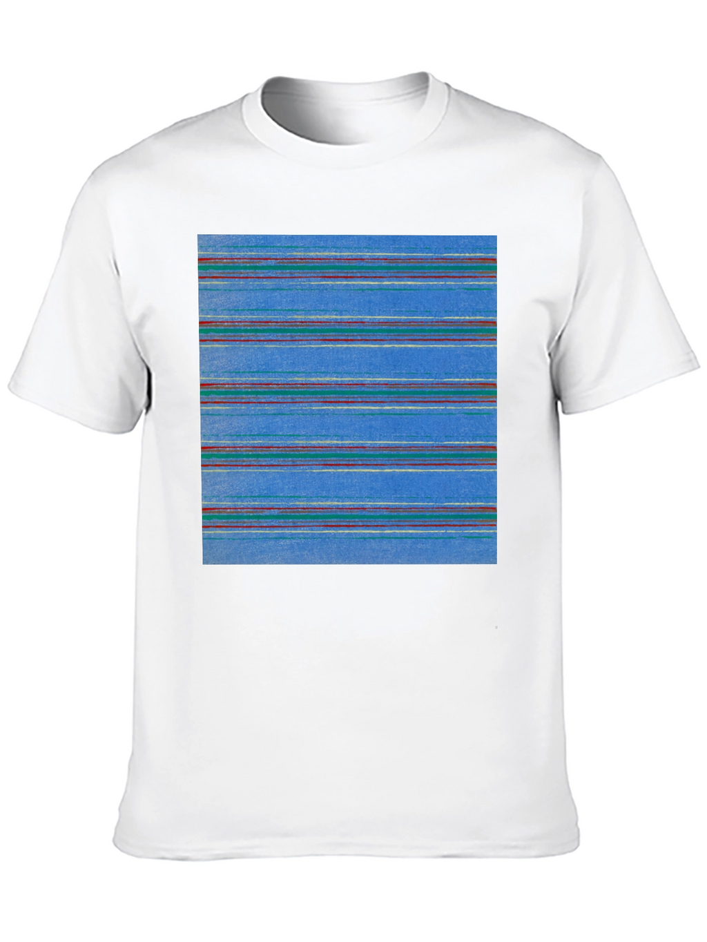 Striped Pattern Tee - Casual Wear