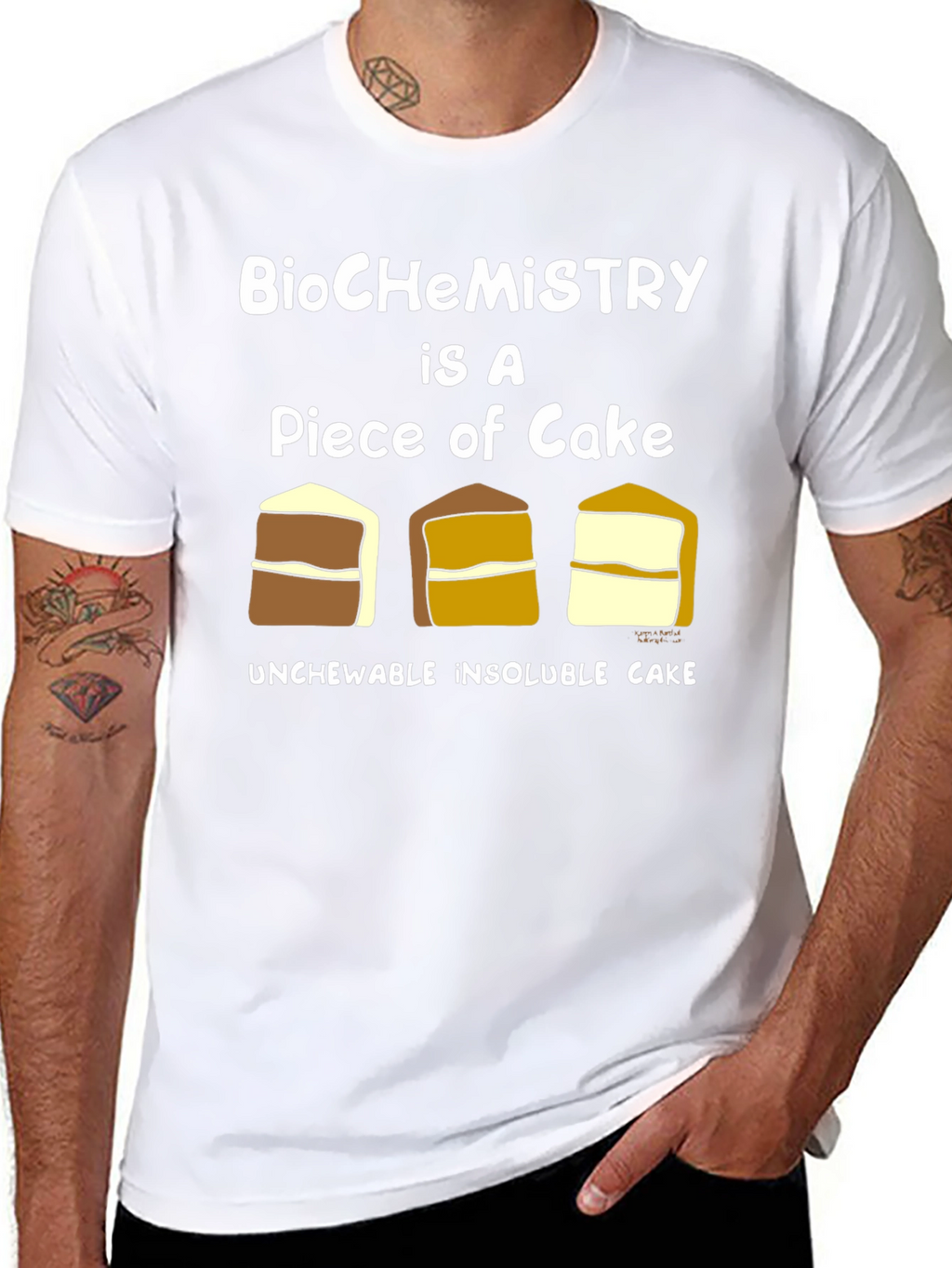 BioChemistry Cake Humor T-Shirt