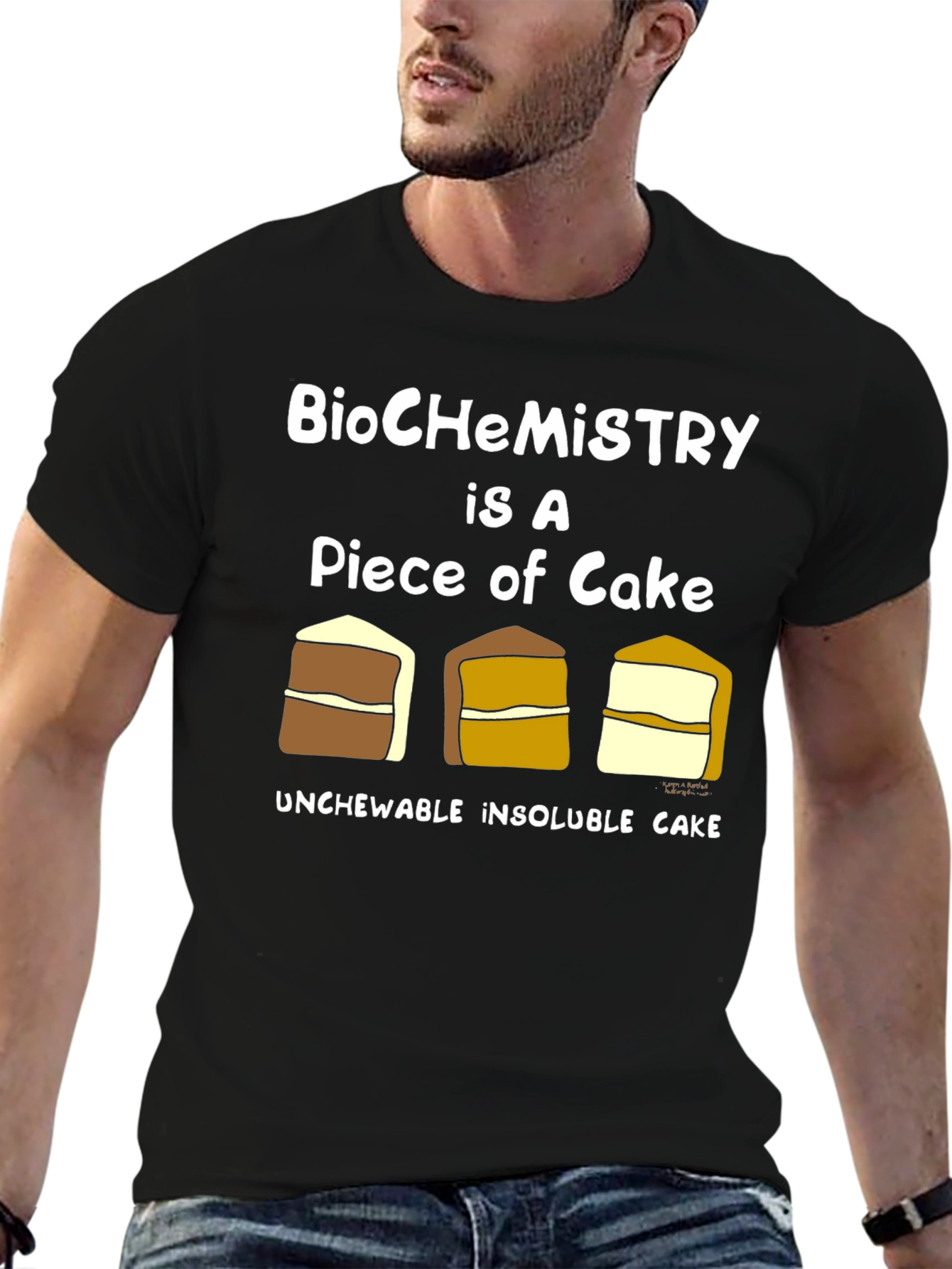 BioChemistry Cake Humor T-Shirt