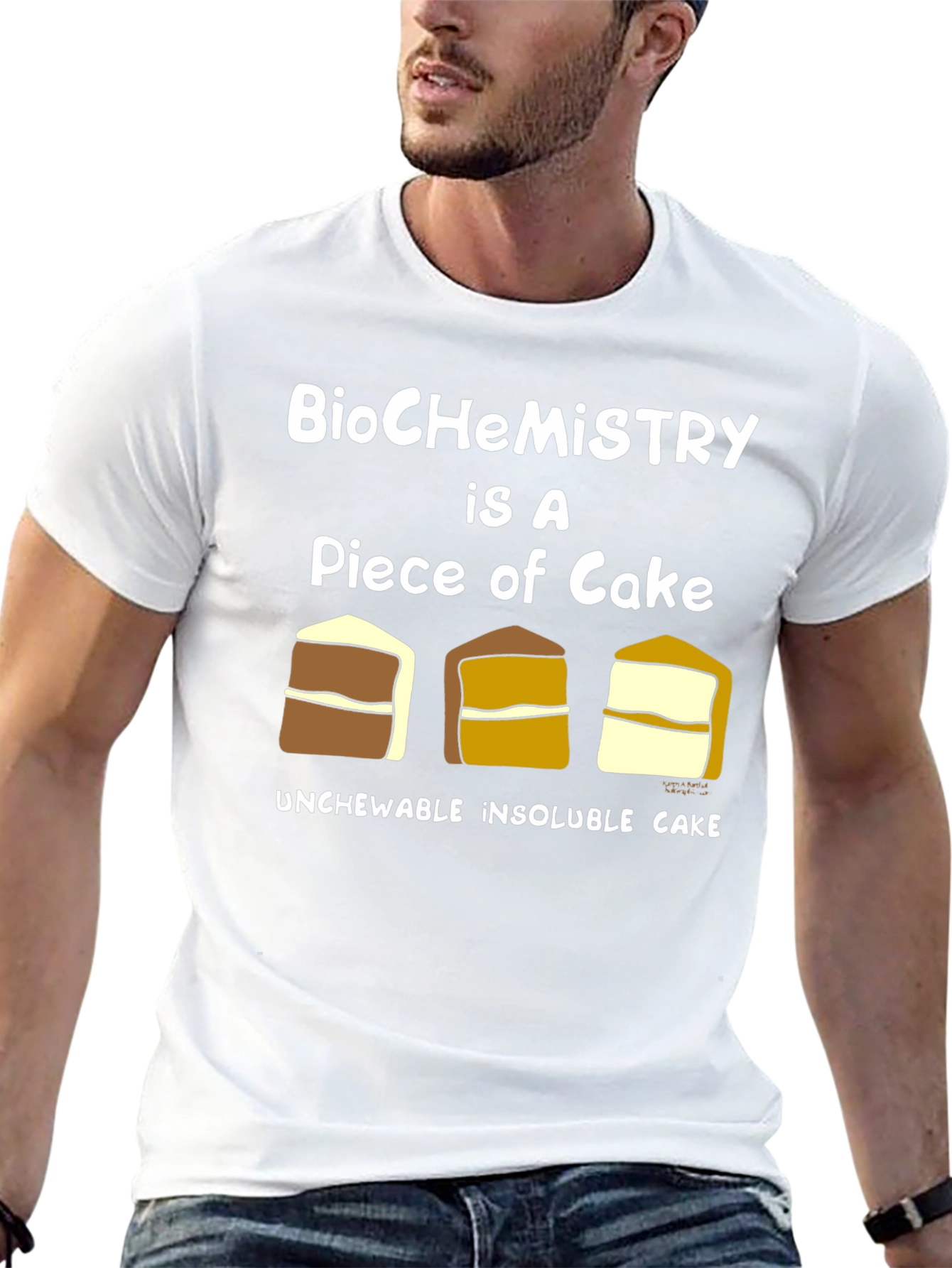 BioChemistry Cake Humor T-Shirt