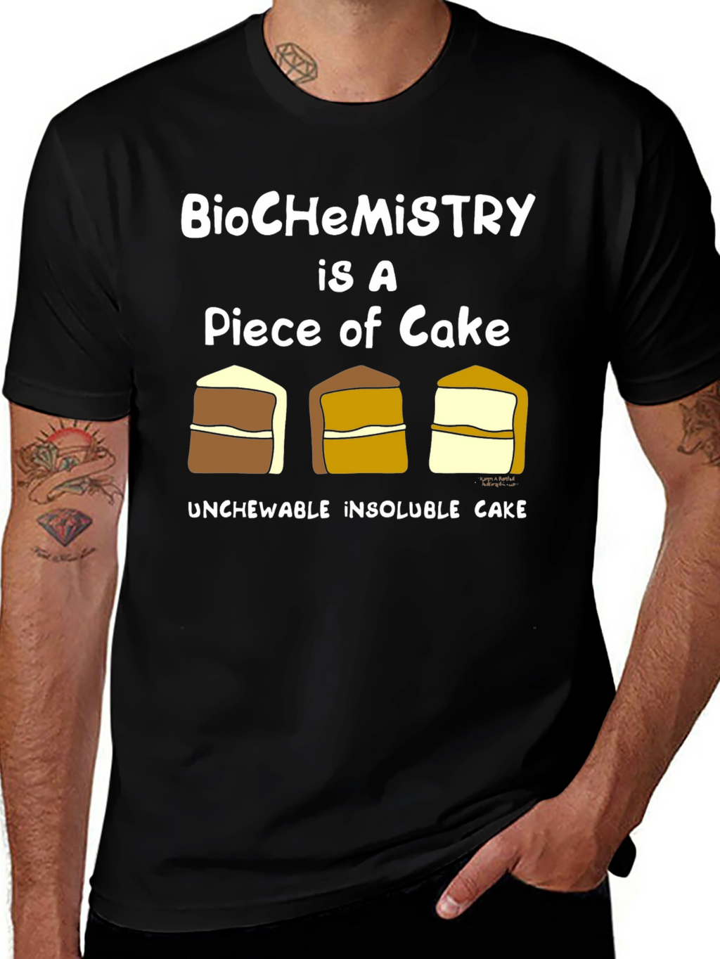 BioChemistry Cake Humor T-Shirt