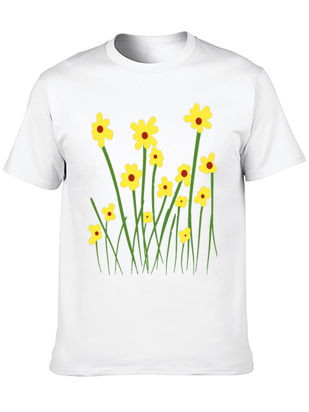 Floral Graphic Tee - Mens Black T-Shirt