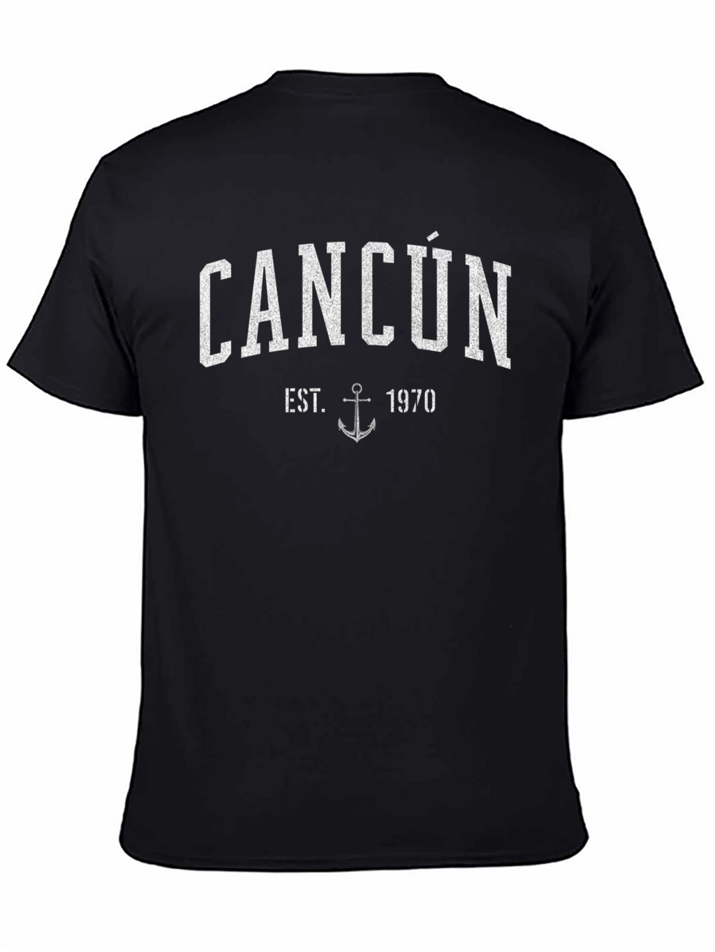 Cancún T-Shirt - Est. 1970 Anchor Graphic