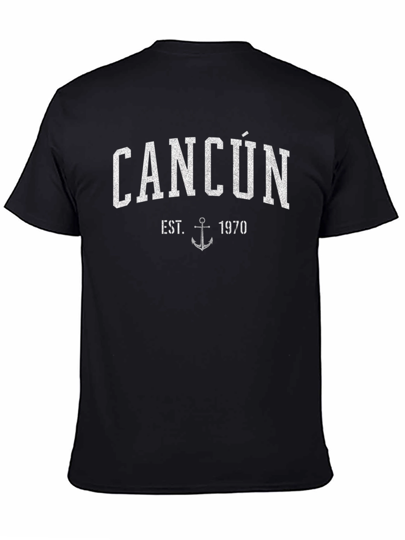 Cancún T-Shirt - Est. 1970 Anchor Graphic