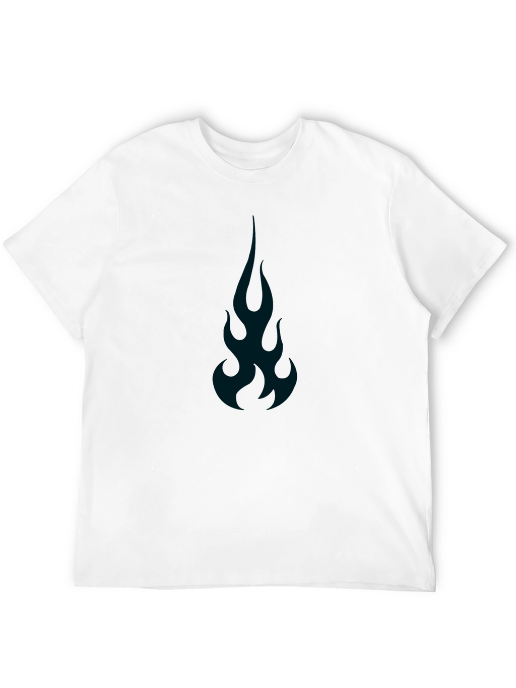 Flame Graphic Tee - Mens Black T-Shirt