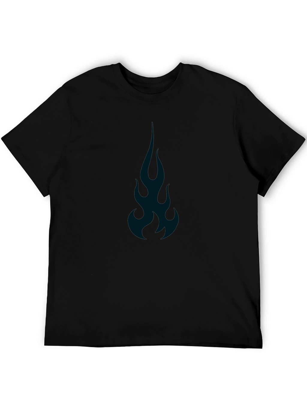 Flame Graphic Tee - Mens Black T-Shirt