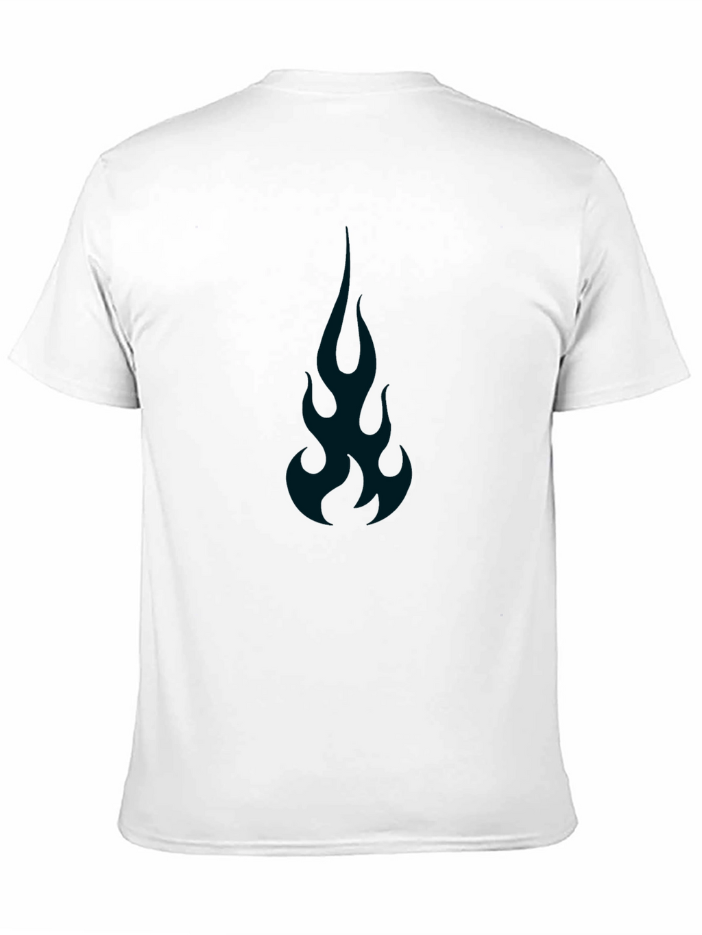 Flame Graphic Tee - Mens Black T-Shirt
