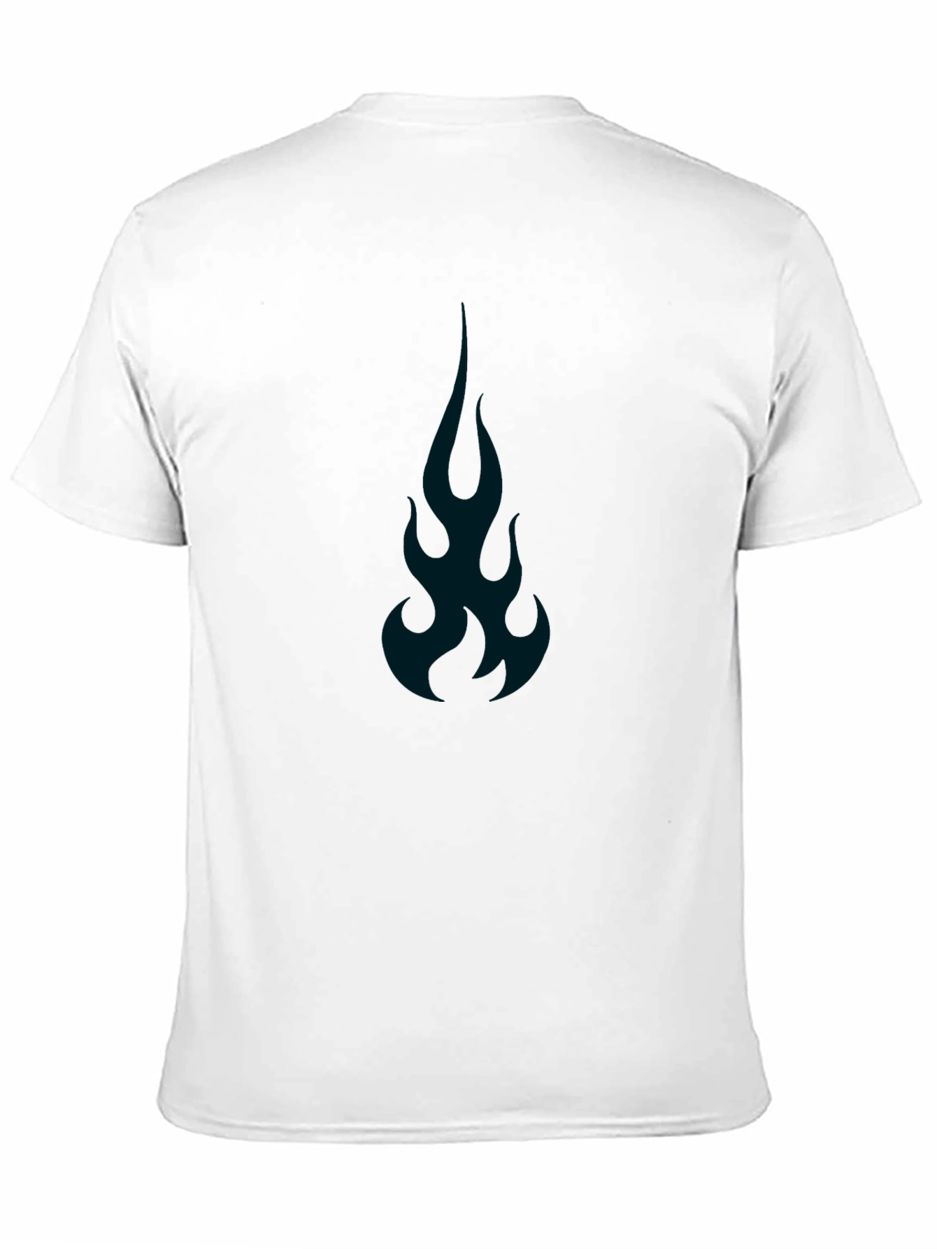 Flame Graphic Tee - Mens Black T-Shirt