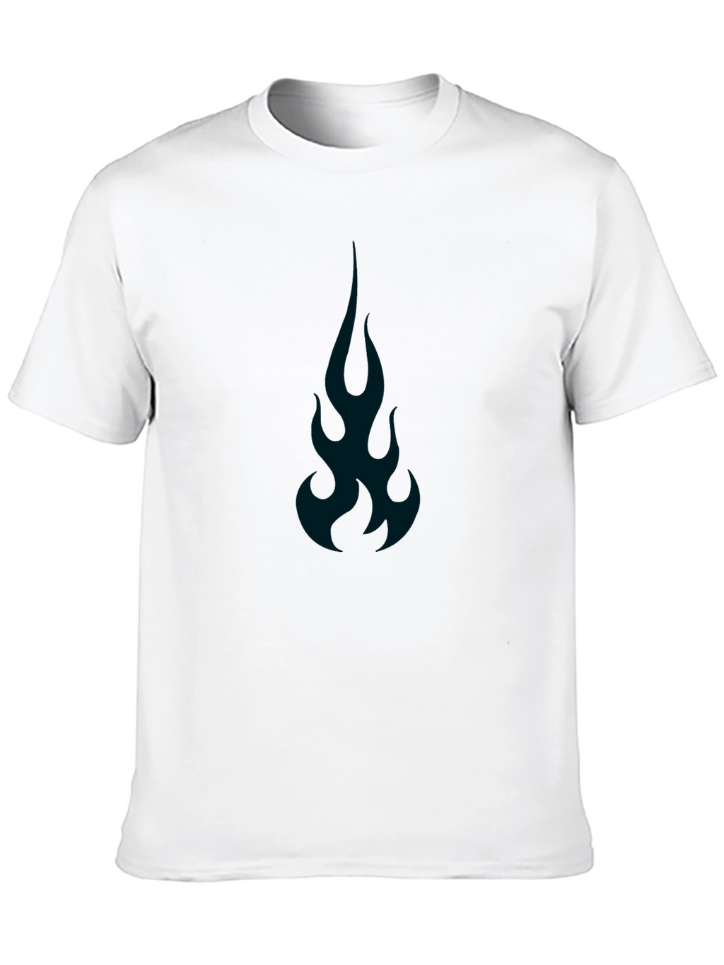Flame Graphic Tee - Mens Black T-Shirt