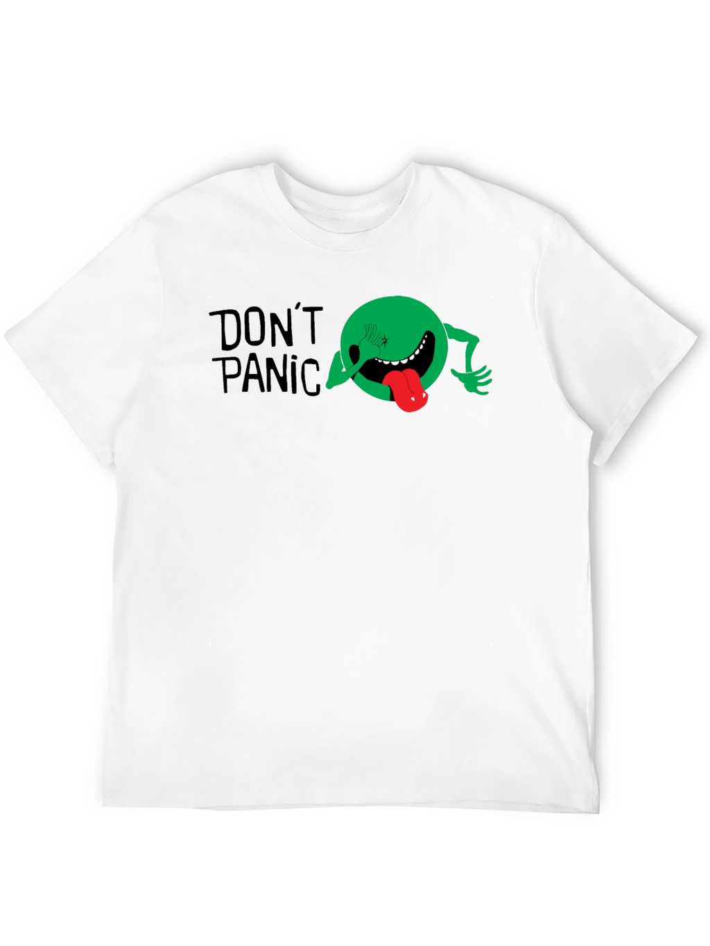 Dont Panic Graphic Tee - Black T-Shirt
