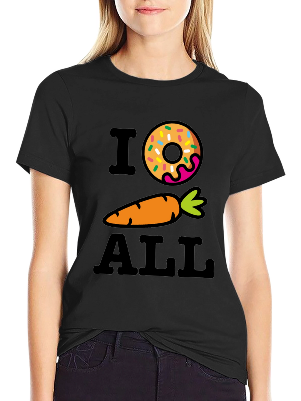 I Donut Carrot All Graphic T-Shirt
