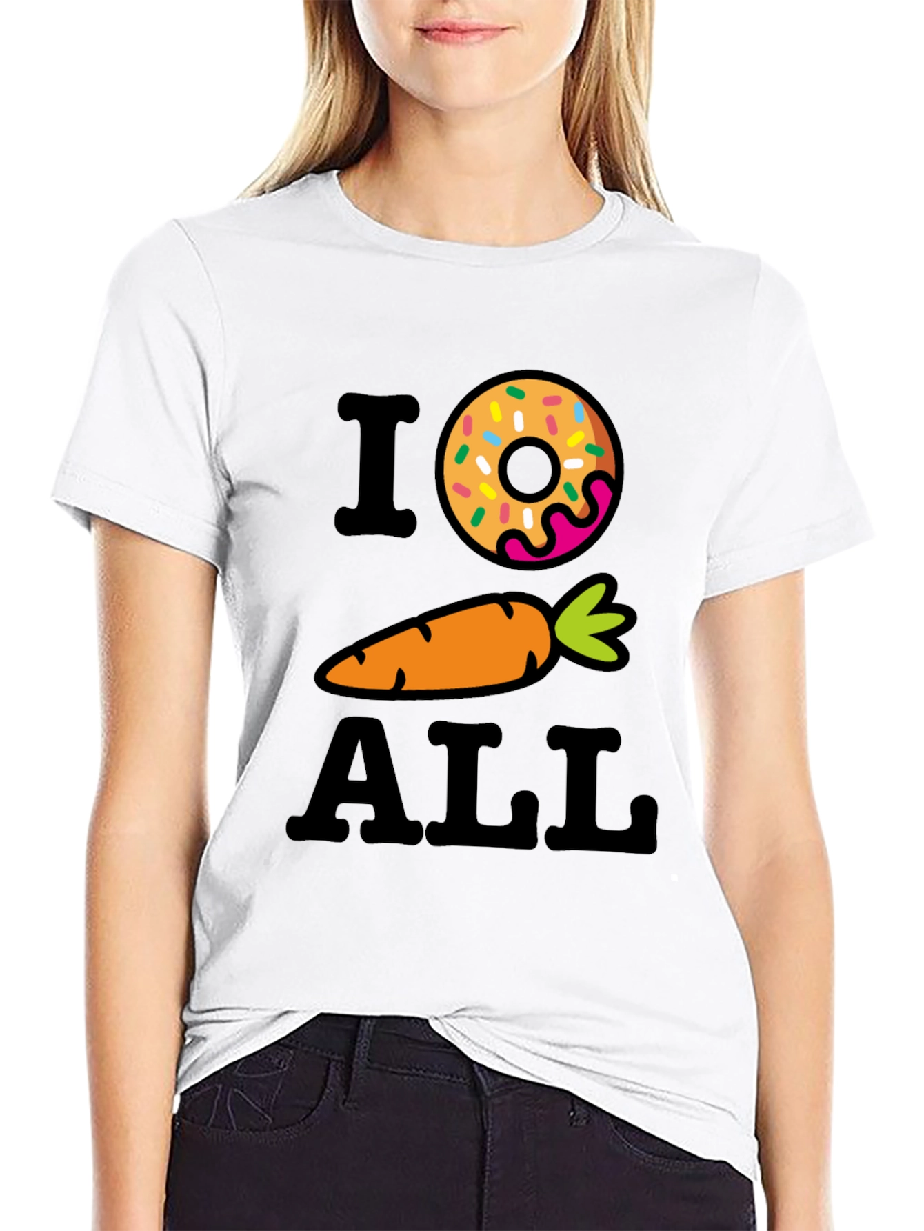 I Donut Carrot All Graphic T-Shirt