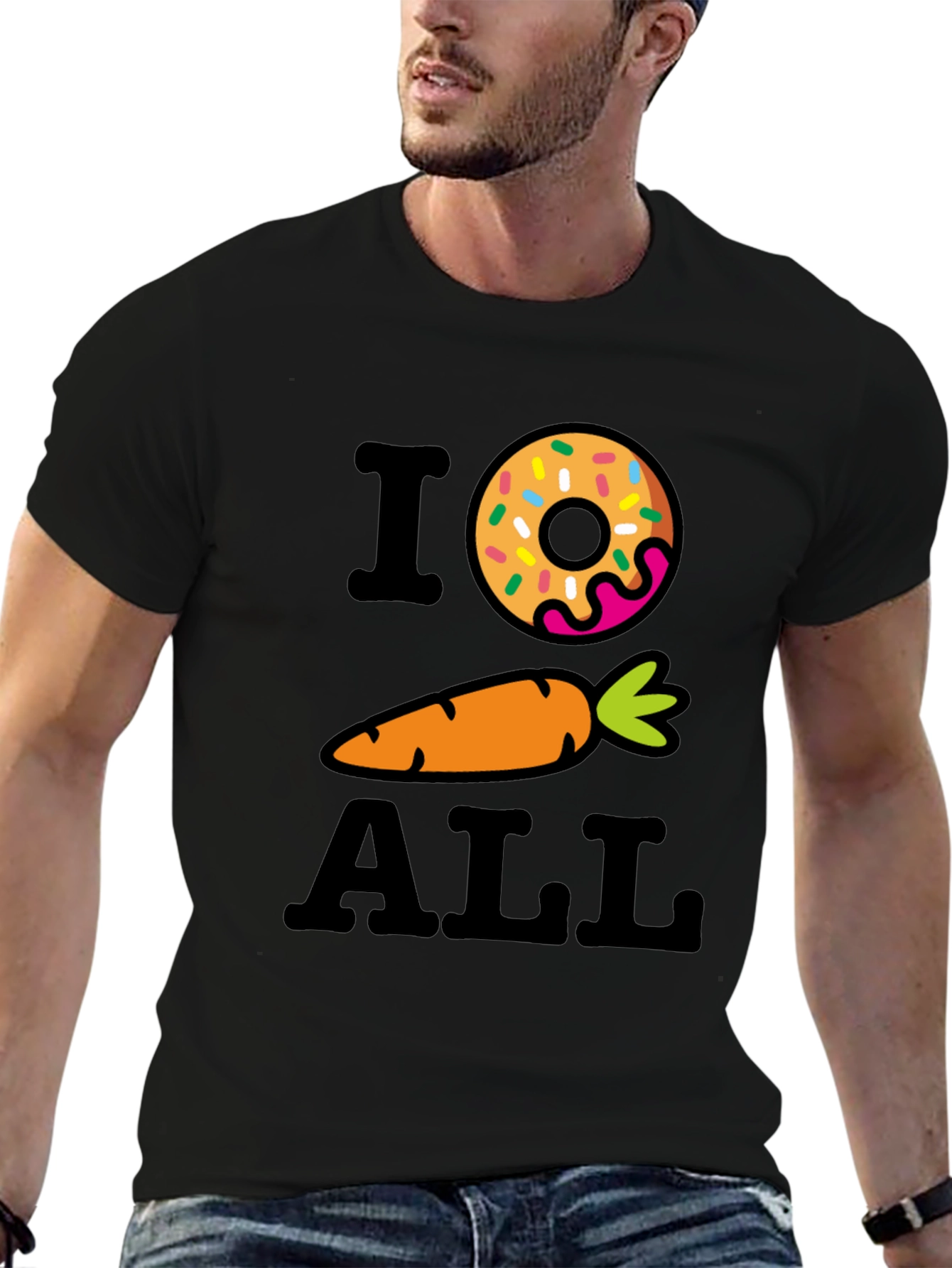 I Donut Carrot All Graphic T-Shirt