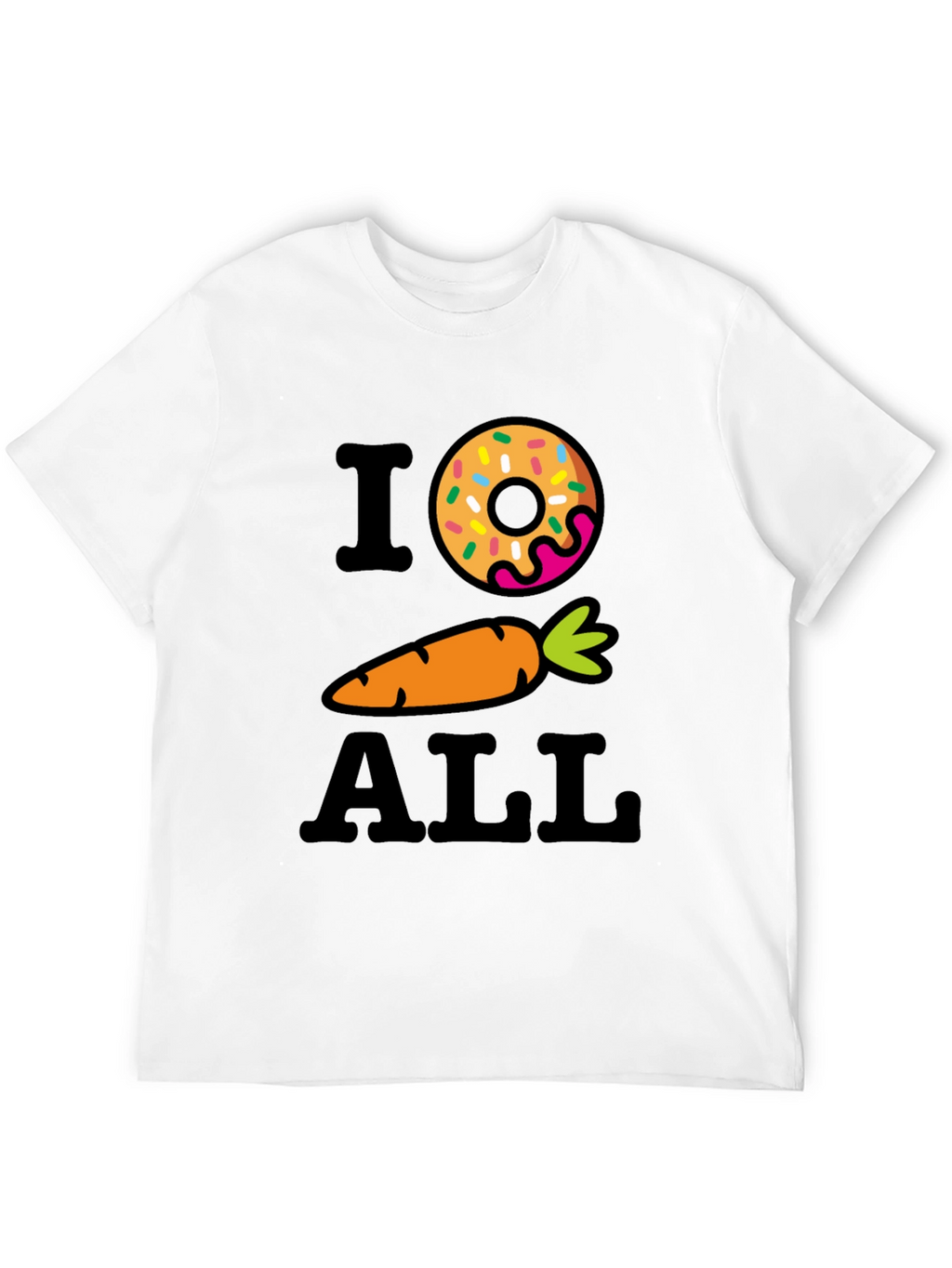 I Donut Carrot All Graphic T-Shirt