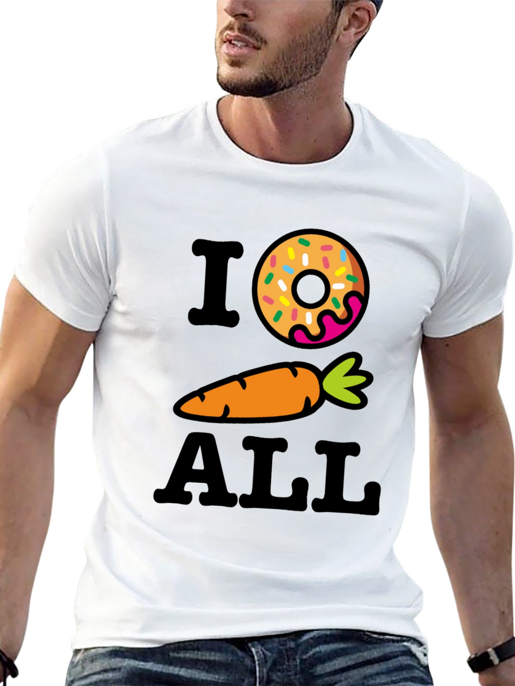 I Donut Carrot All Graphic T-Shirt