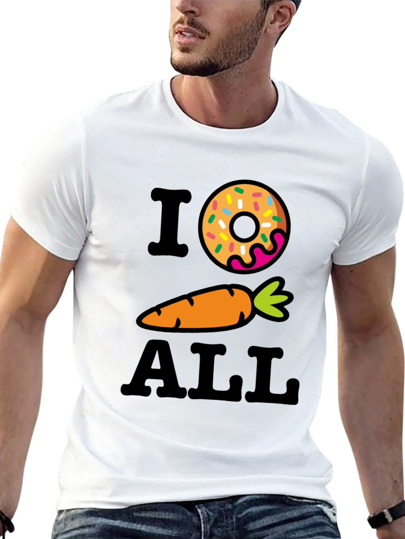 I Donut Carrot All Graphic T-Shirt
