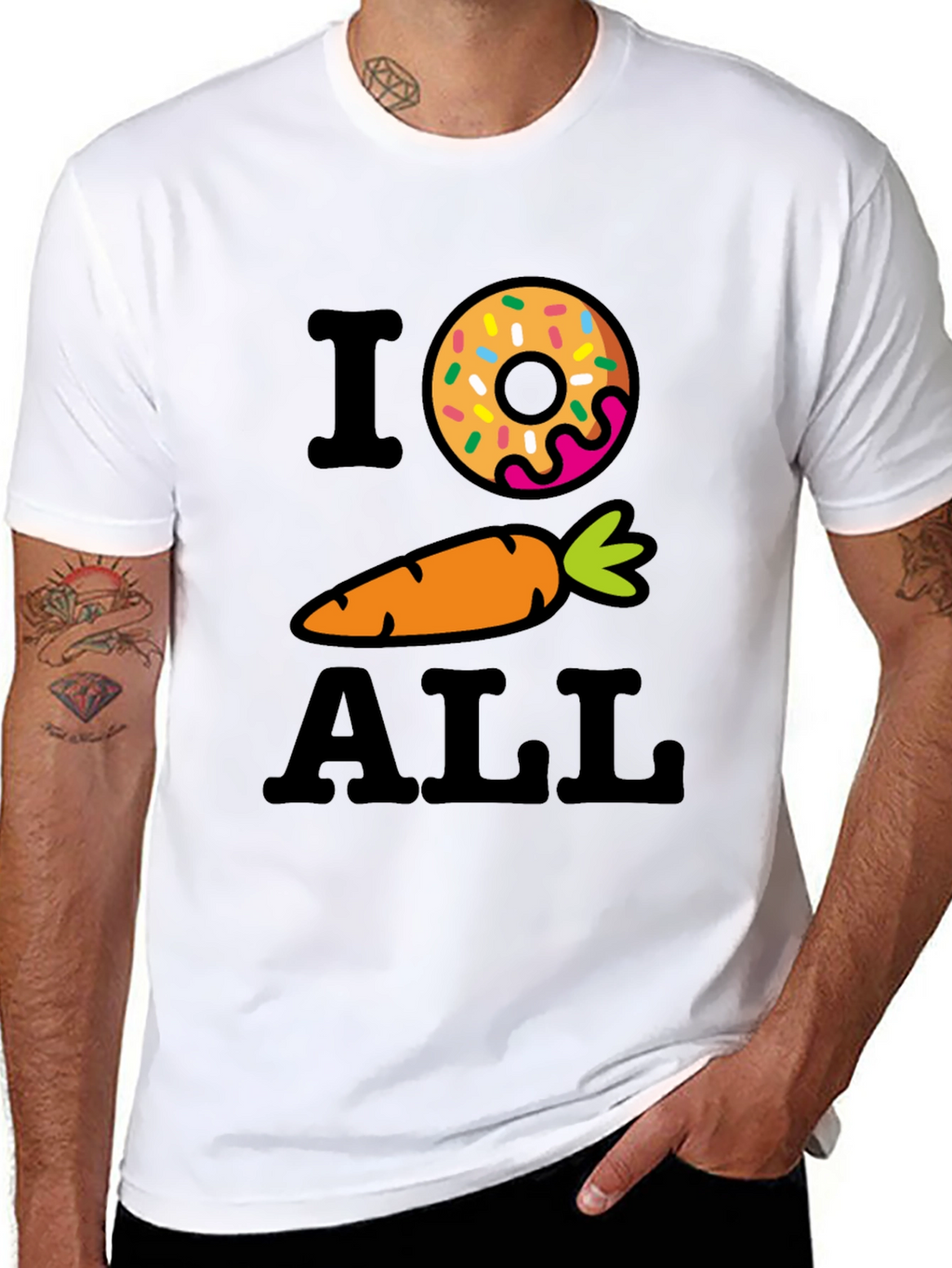 I Donut Carrot All Graphic T-Shirt