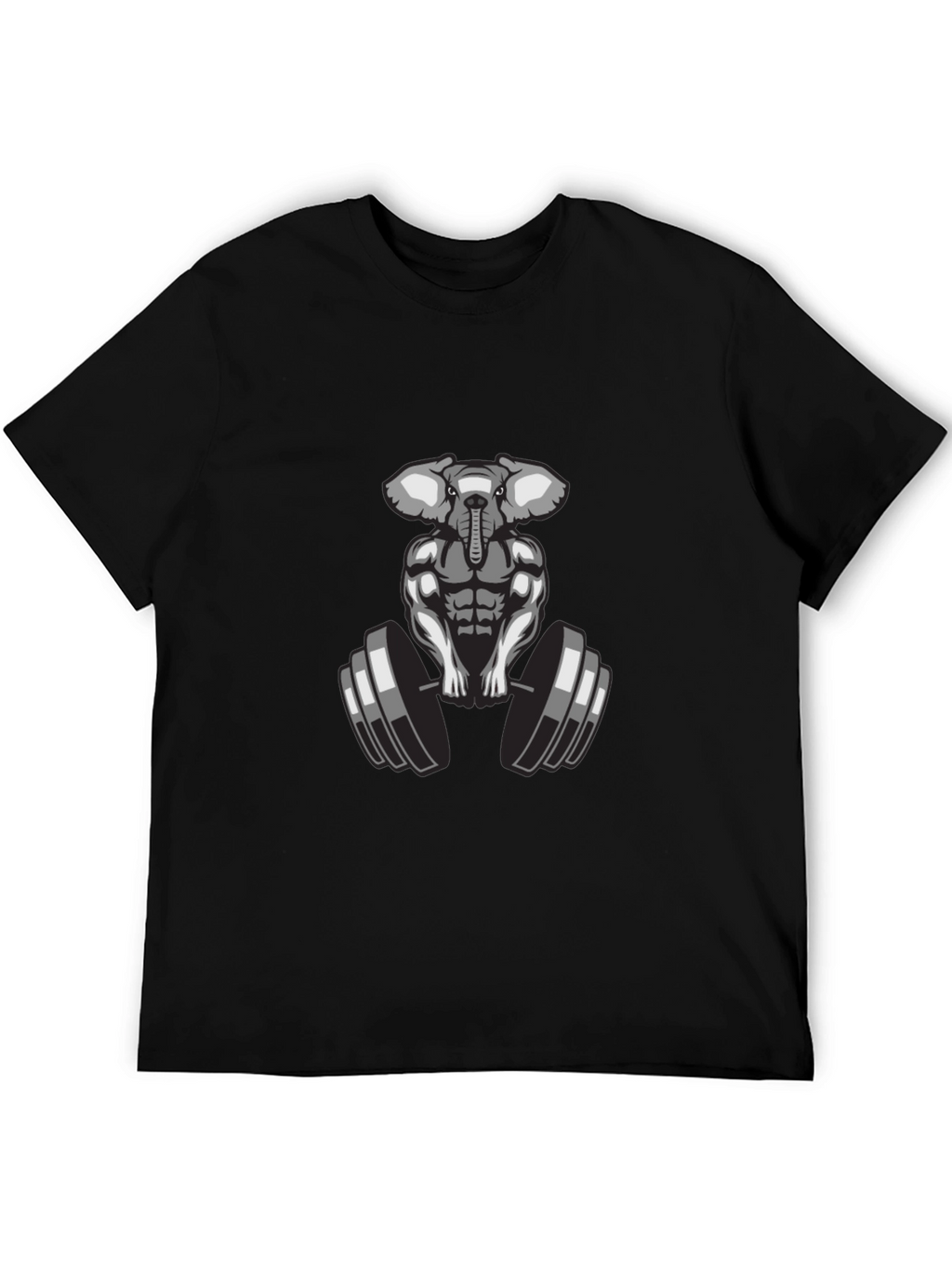 Elephant Gym T-Shirt: Muscle Animal Tee