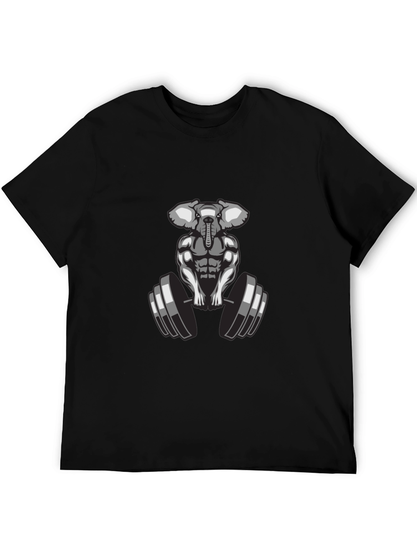 Elephant Gym T-Shirt: Muscle Animal Tee