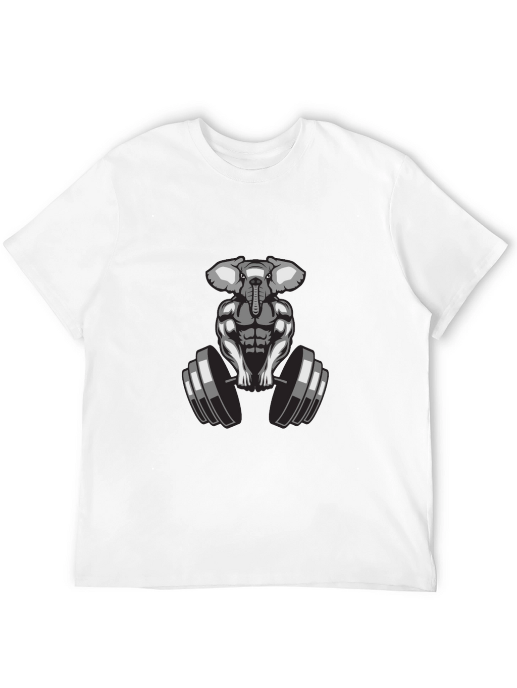 Elephant Gym T-Shirt: Muscle Animal Tee